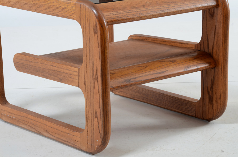 Mersman Waldron Modern Glass Top Coffee Table