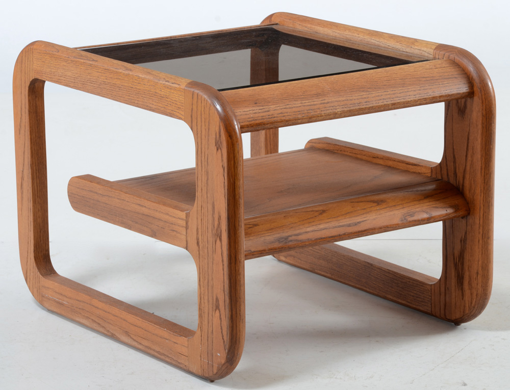 Mersman Waldron Modern Glass Top Coffee Table