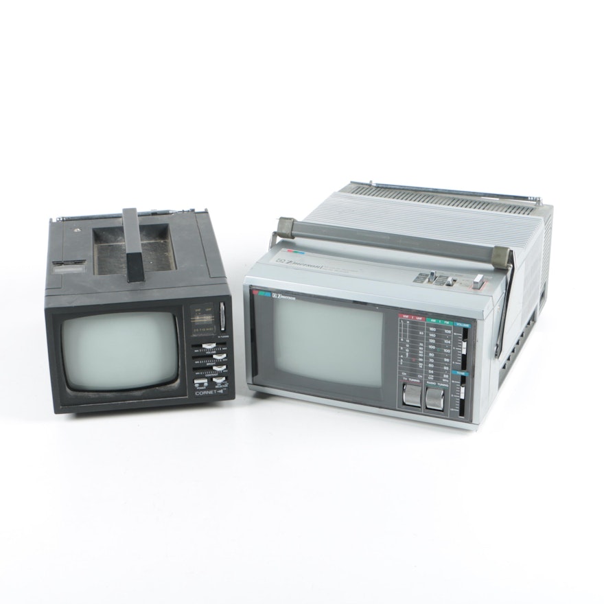 Emerson and Cornet Portable Television/Radios