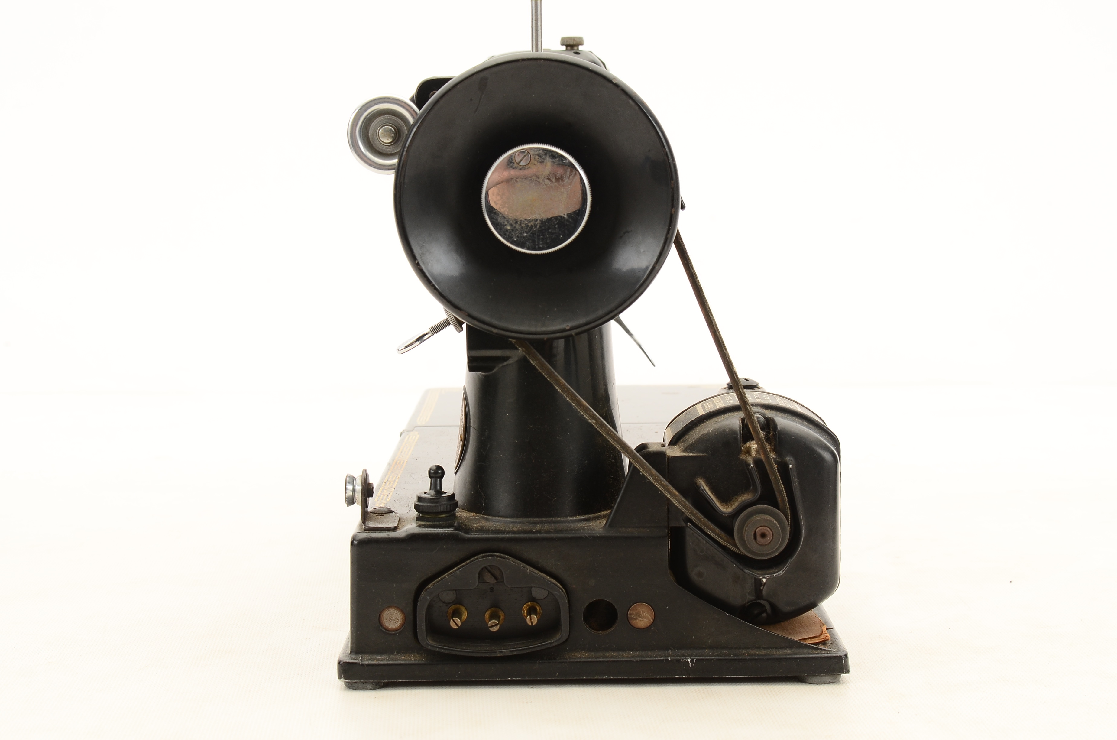 Vintage Portable Electric Singer Sewing Machine, Model 221-1