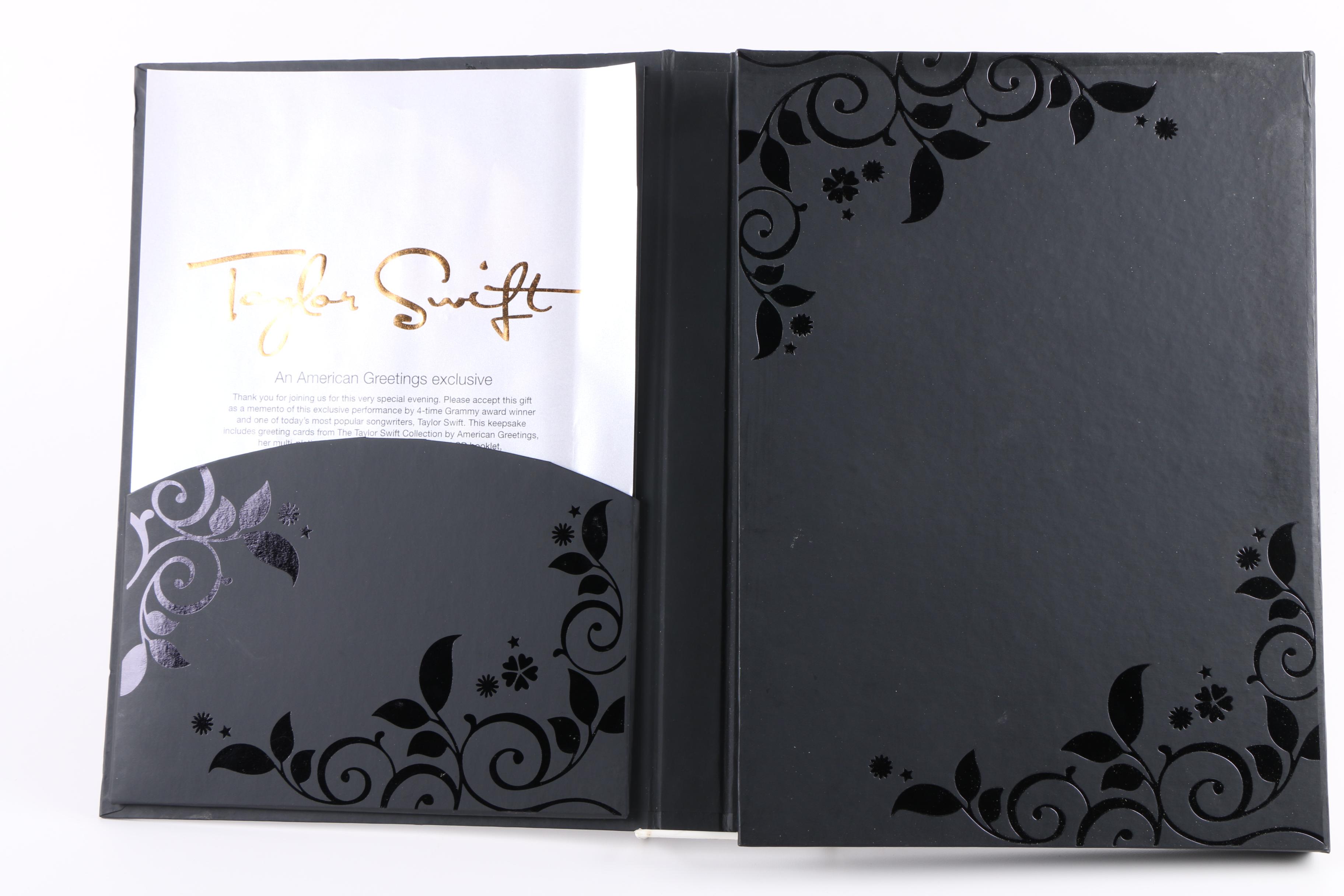 Autographed Taylor Swift "Fearless Platinum Edition" CD and Fearless Tour Book