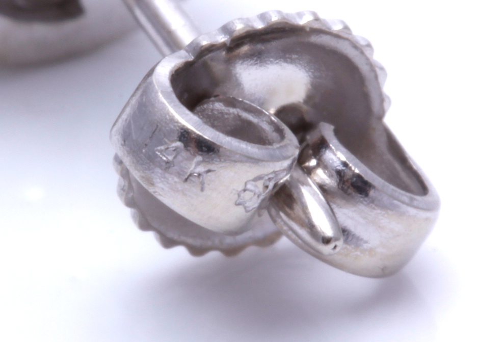 14K White Gold 0.75 CTW Diamond Earrings