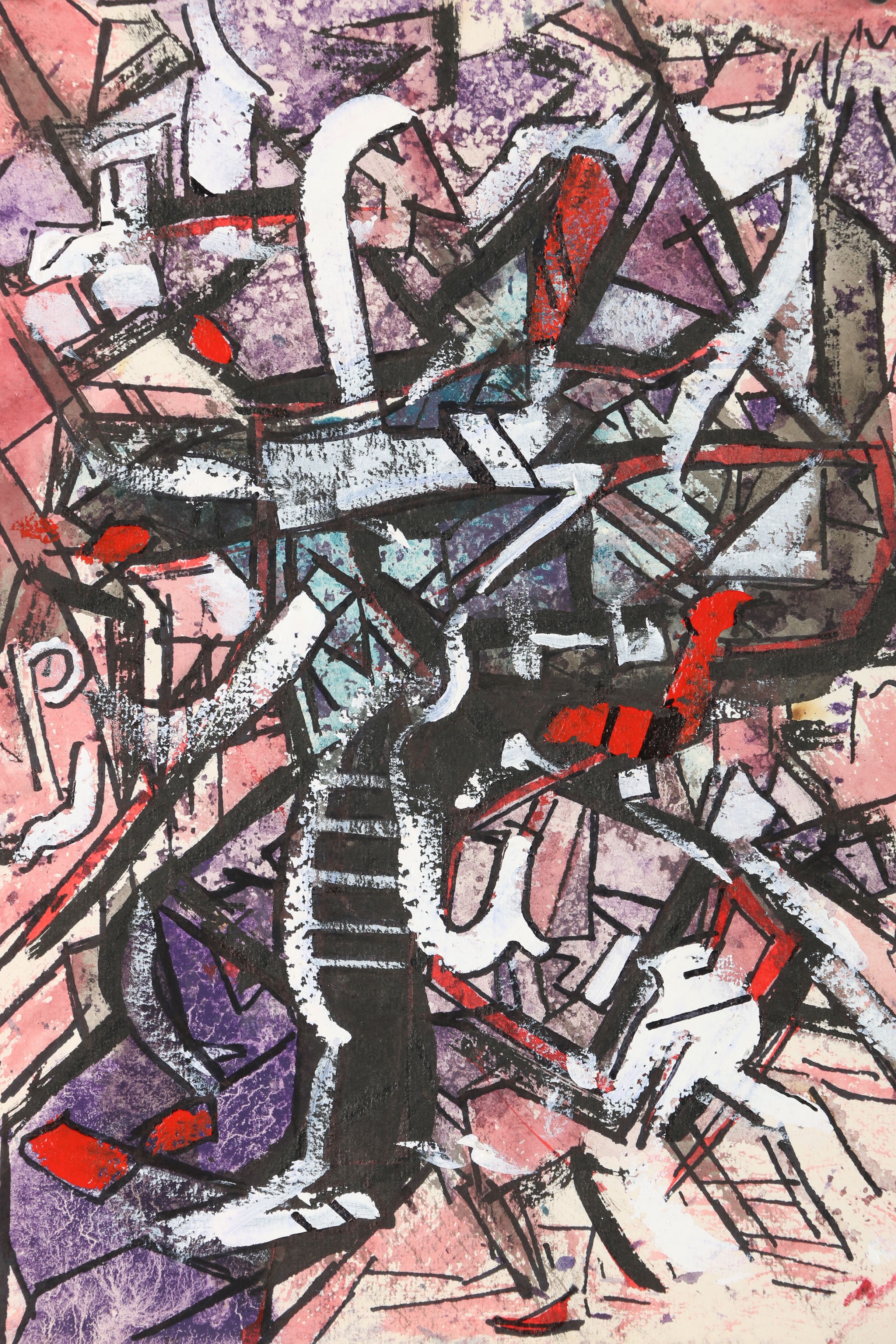 Ricardo Morin Watercolor Painting "Revelations #8"