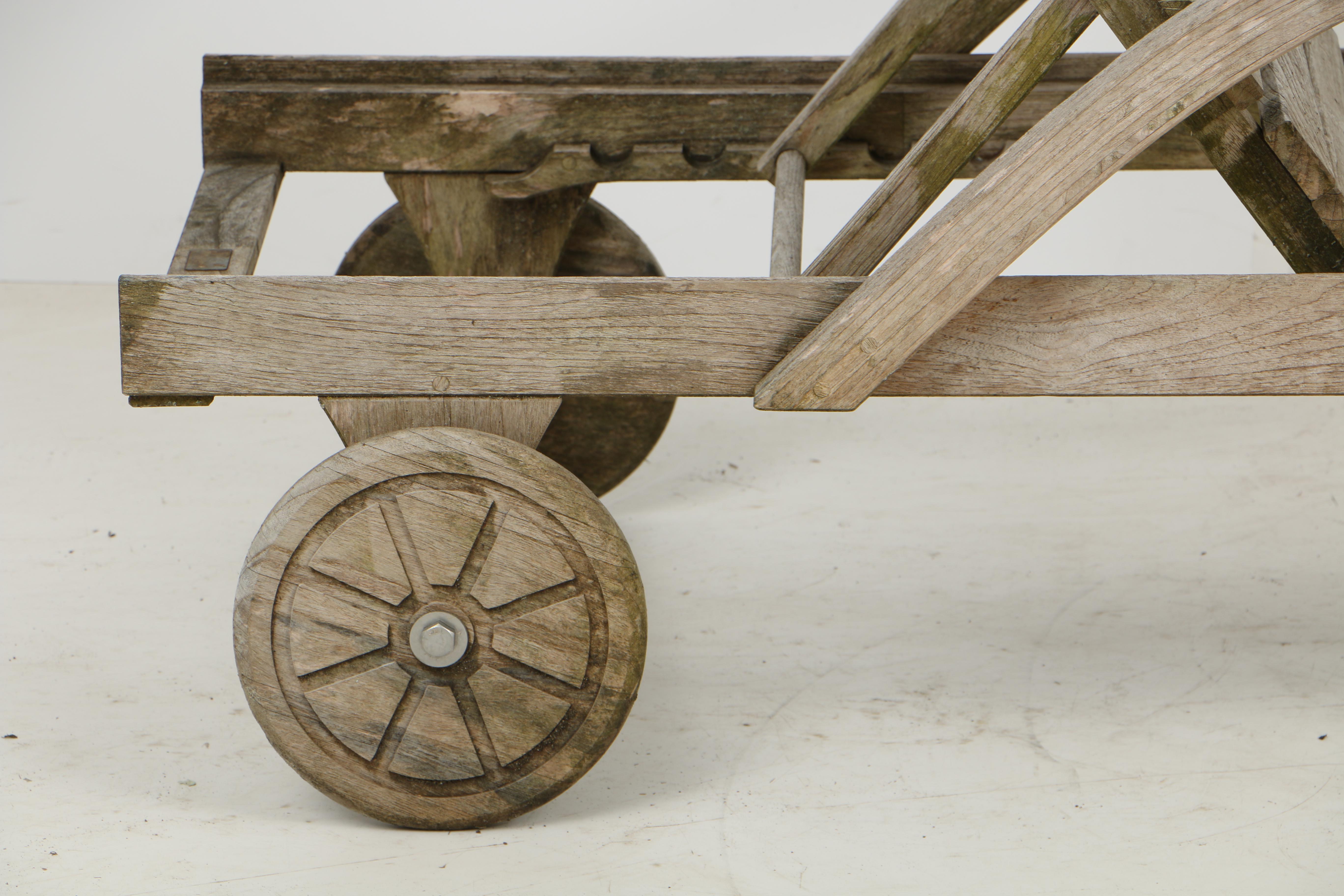 Teak Patio Chaise Lounges by Wood Classics