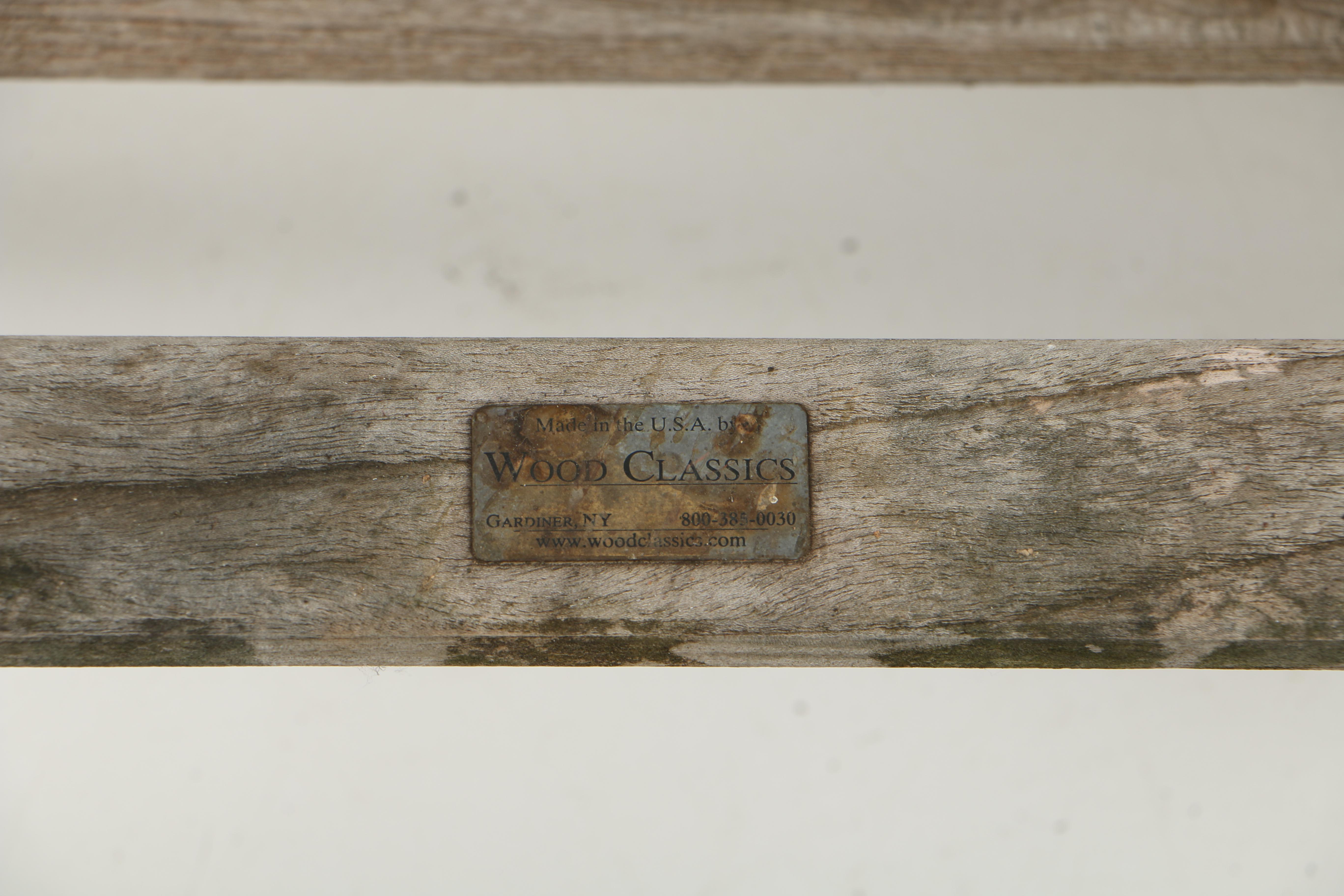 Teak Patio Chaise Lounges by Wood Classics