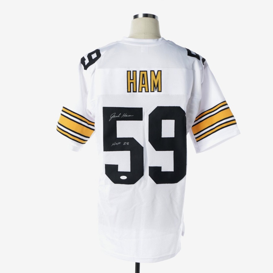 Jack Ham Autographed Pittsburgh Steelers Jersey - JSA COA