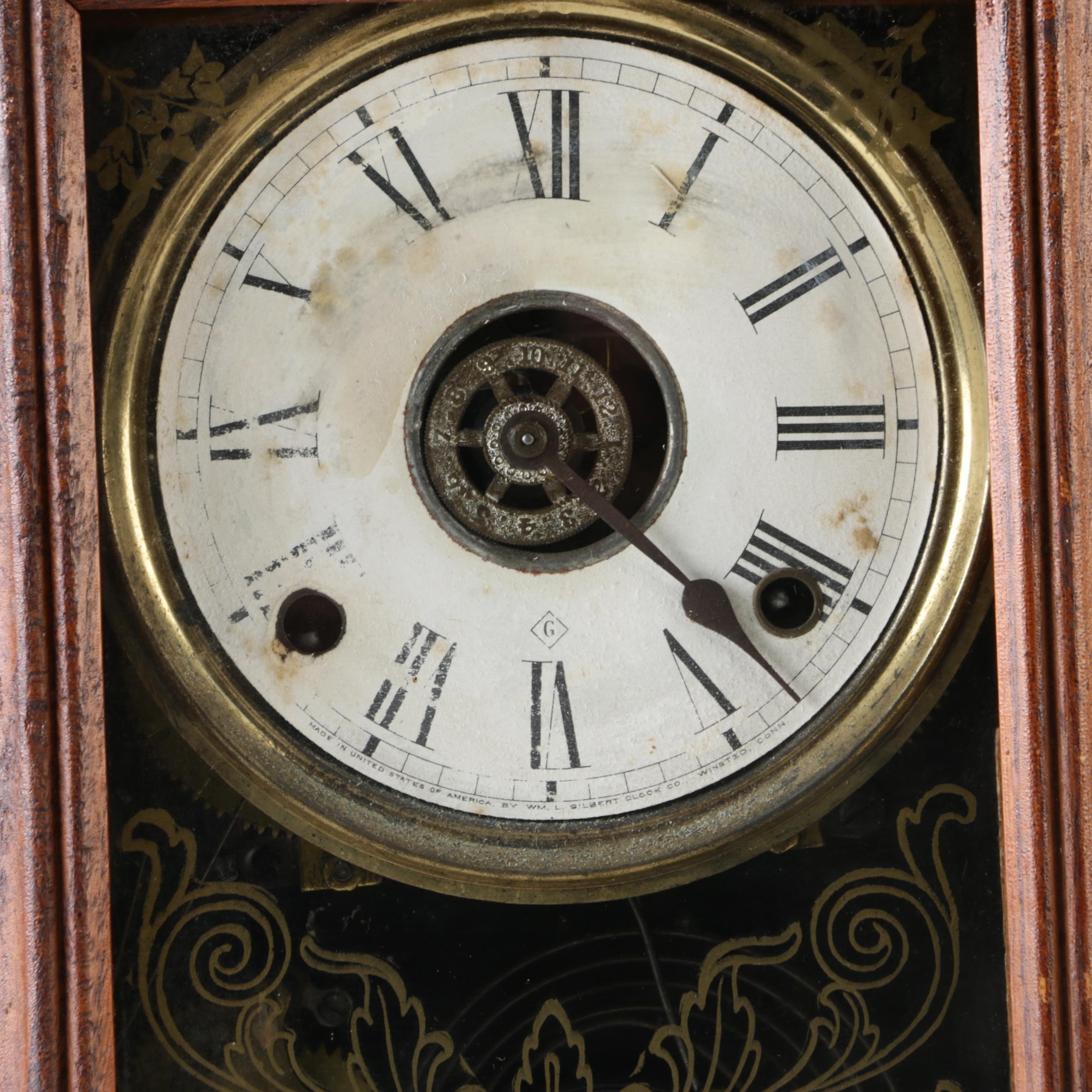19th Century Wm. L. Gilbert Gingerbread Mantel Clock