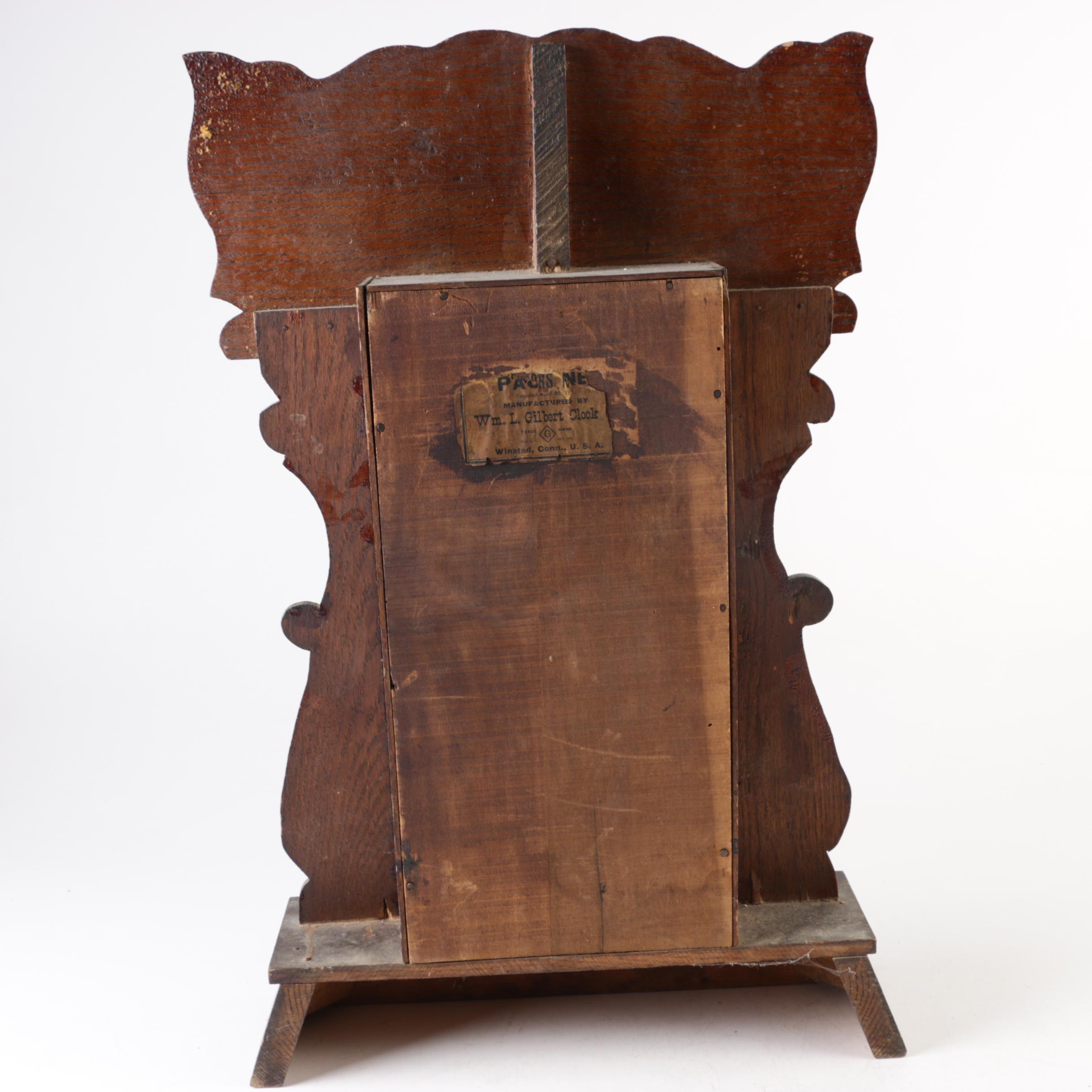 19th Century Wm. L. Gilbert Gingerbread Mantel Clock