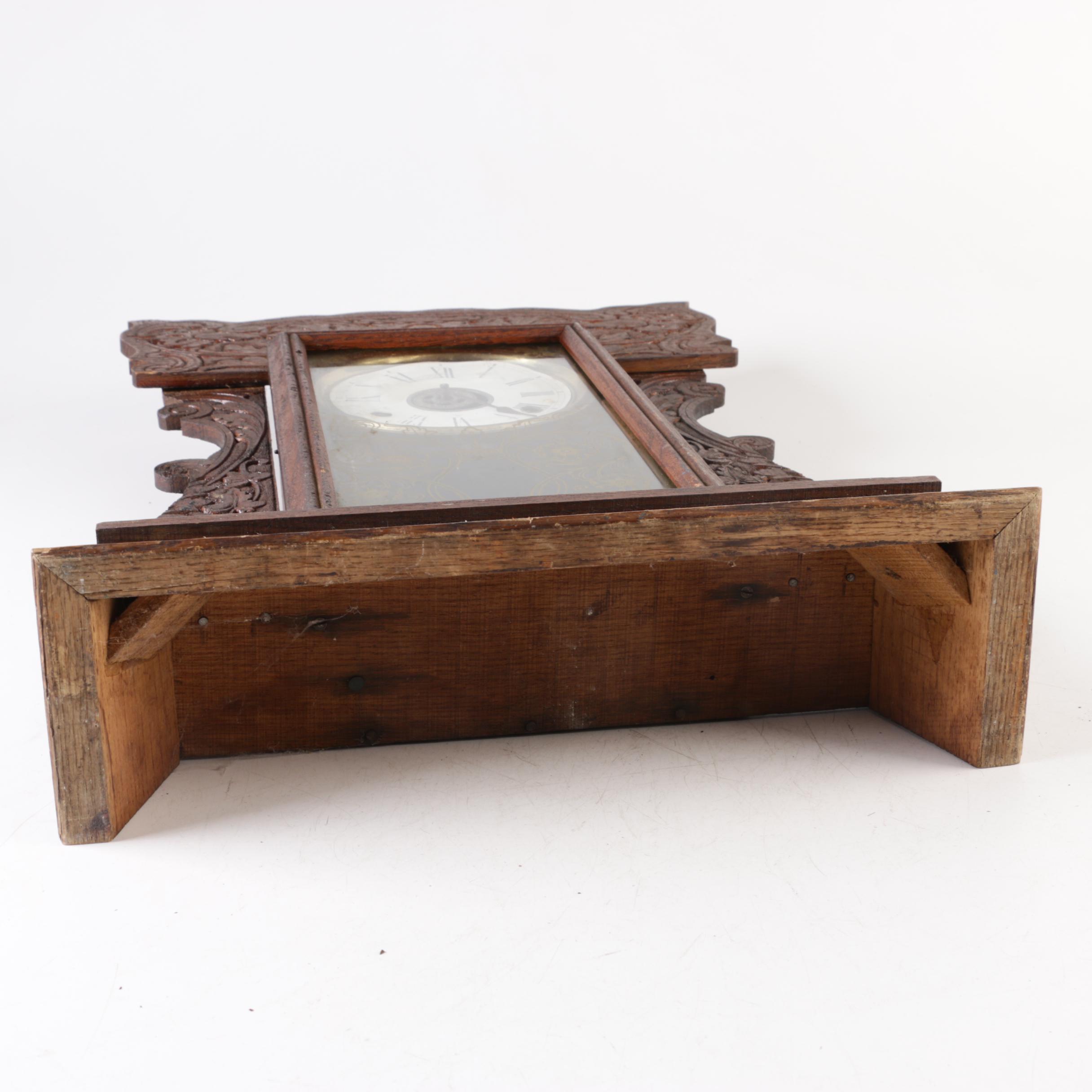 19th Century Wm. L. Gilbert Gingerbread Mantel Clock