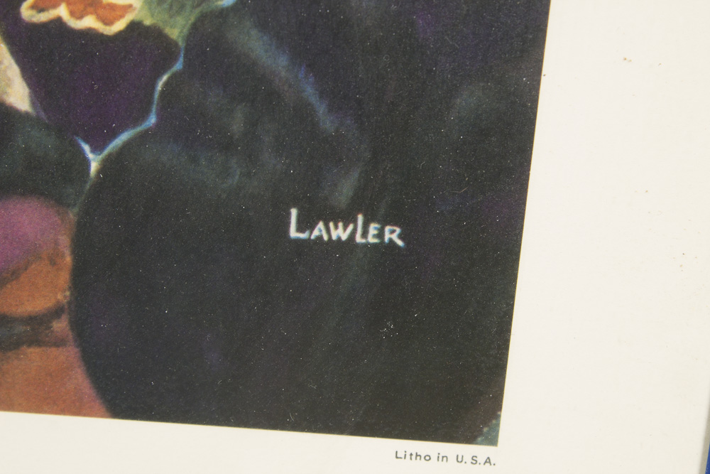 Reproduction Travel Poster After Paul George Lawler "Fly to South Sea Isles"