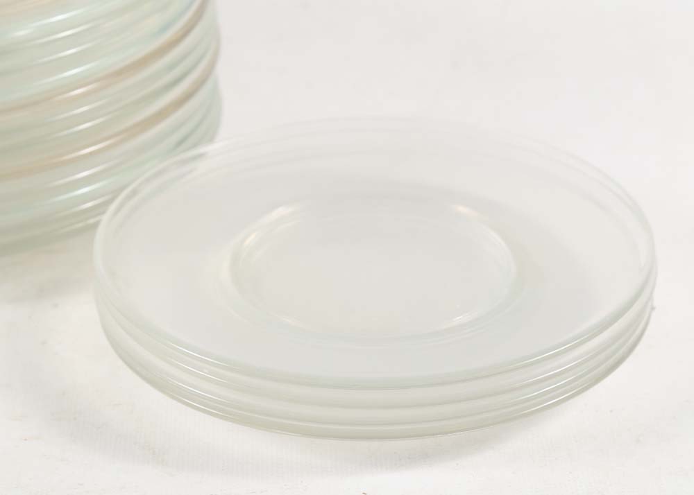 Set of Eighteen Glass Plates