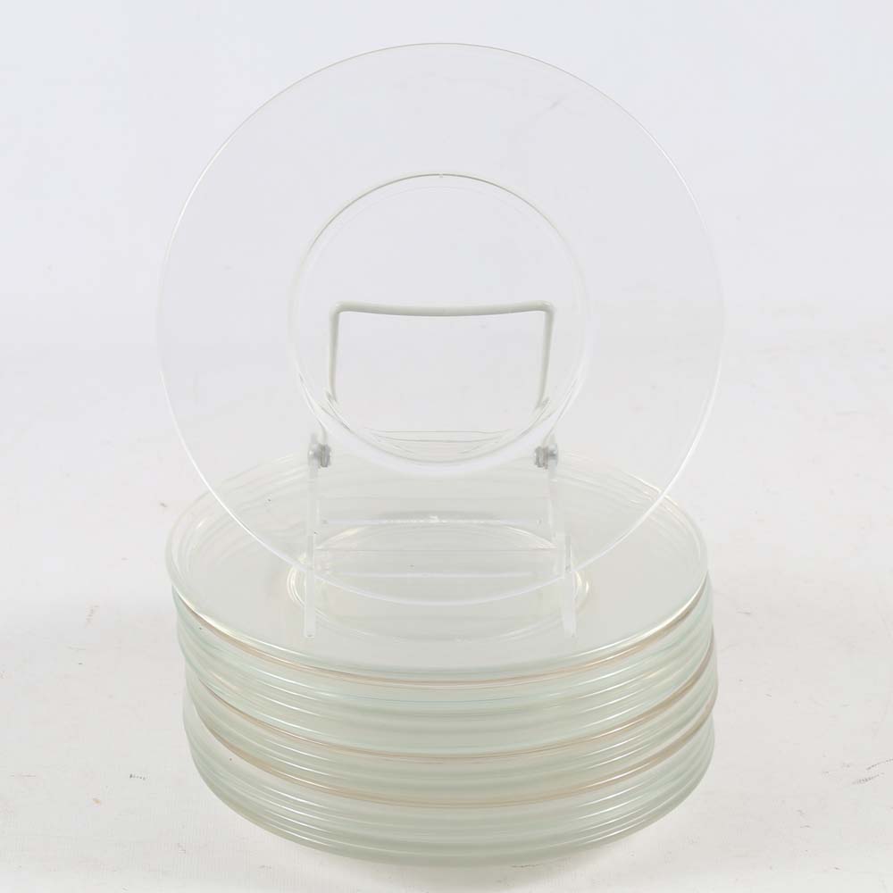 Set of Eighteen Glass Plates