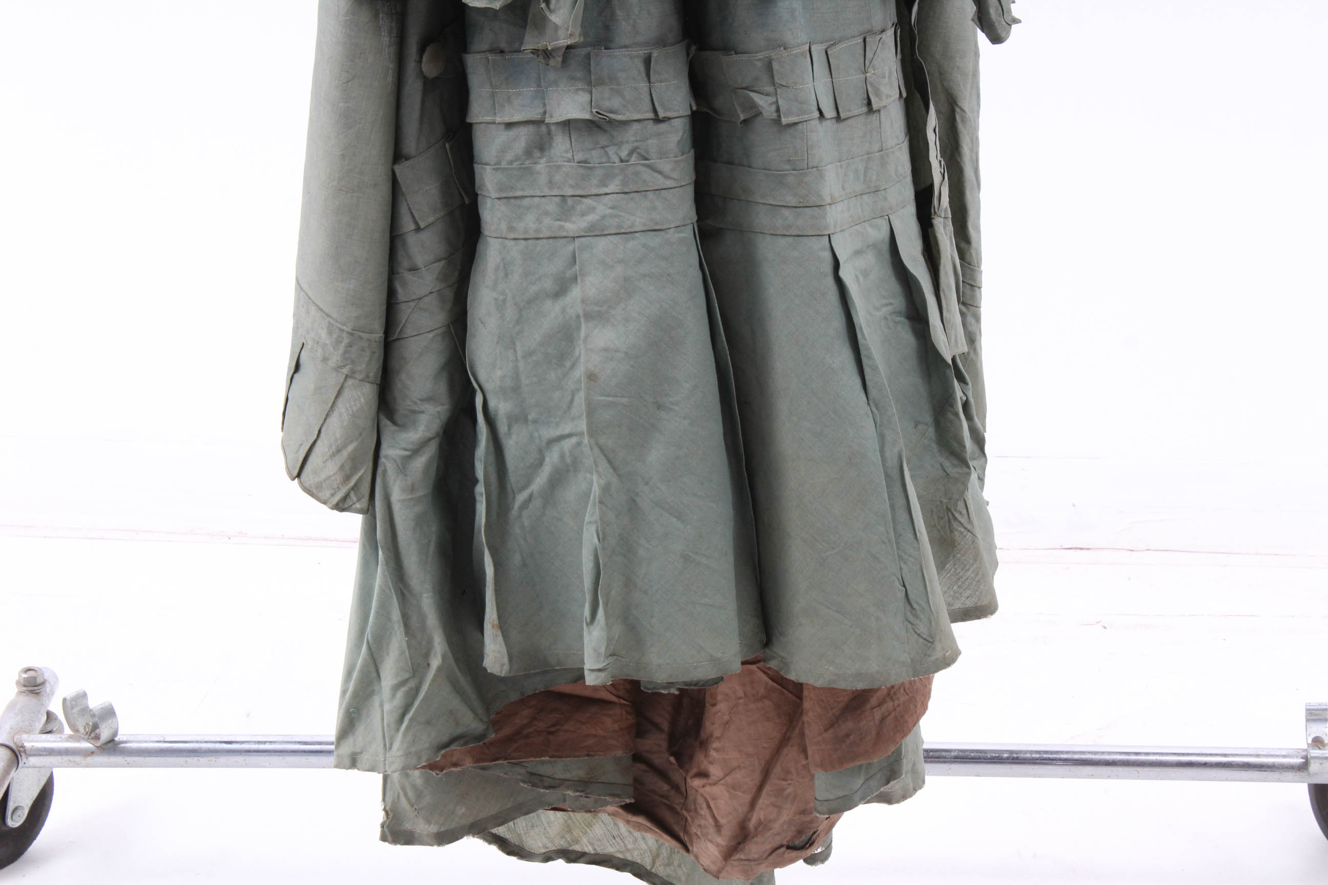 Circa 1880s Victorian Bustle Jacket and Skirt