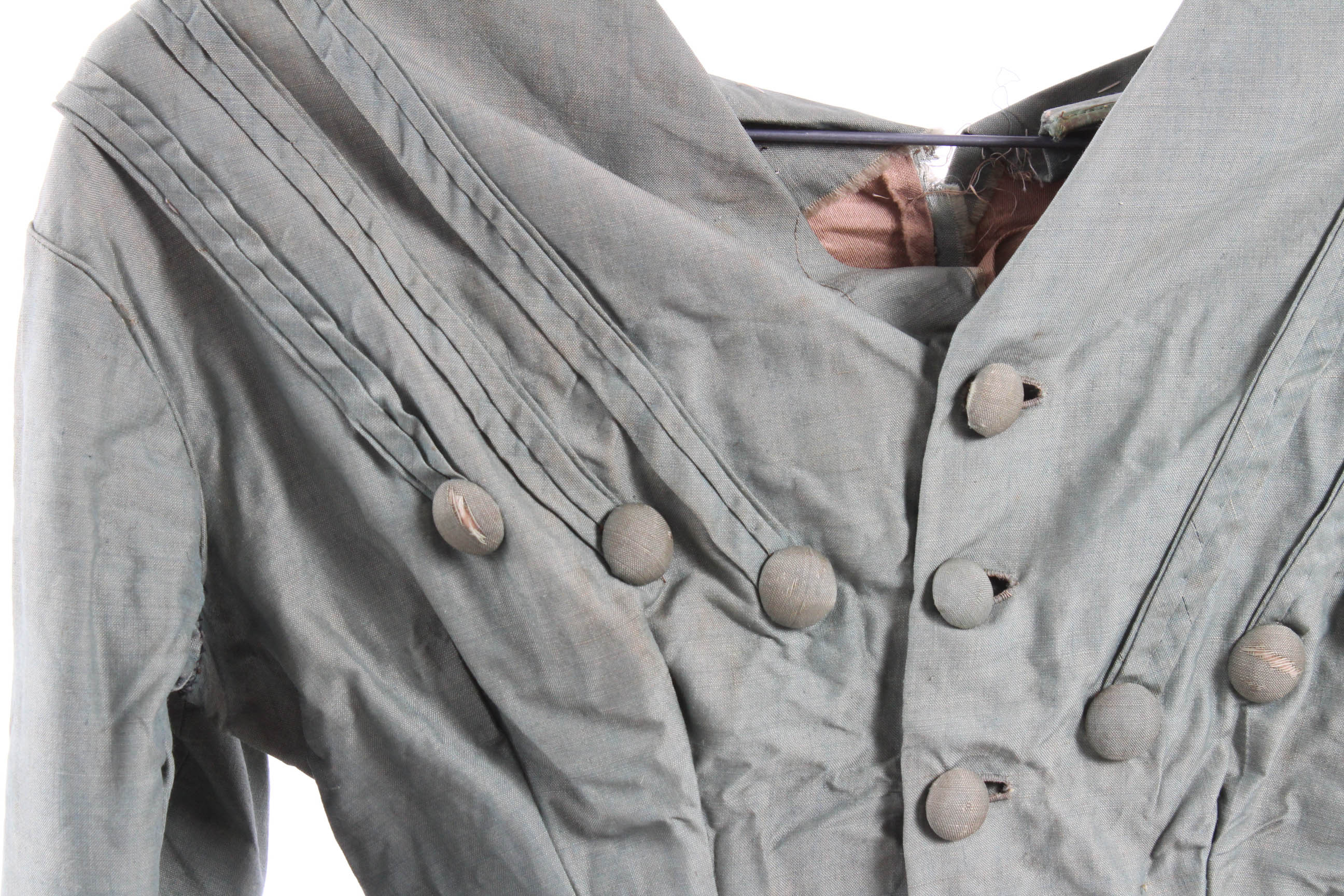 Circa 1880s Victorian Bustle Jacket and Skirt