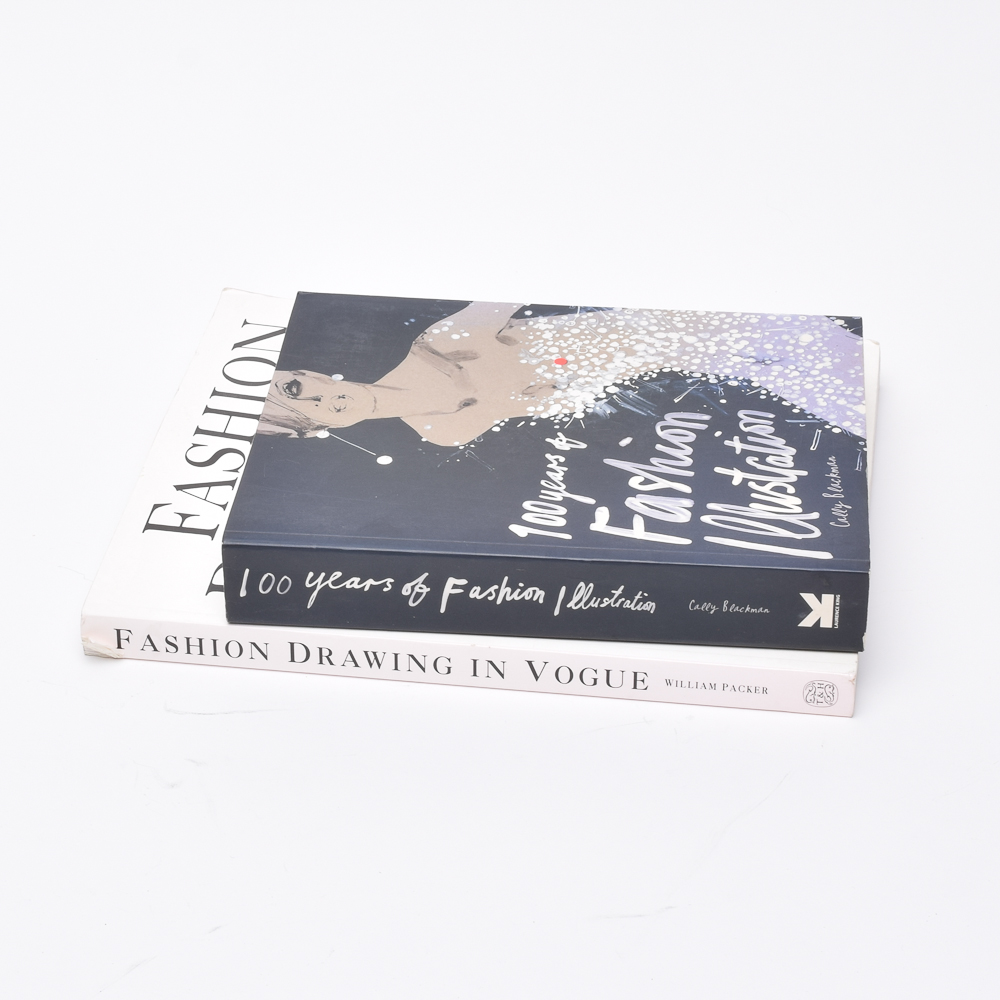 "100 Years of Fashion Illustration" and "Fashion Drawing in Vogue" Books