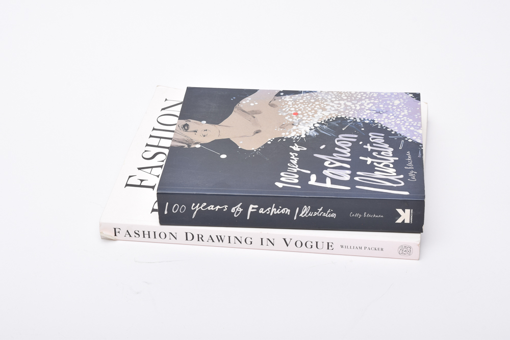 "100 Years of Fashion Illustration" and "Fashion Drawing in Vogue" Books