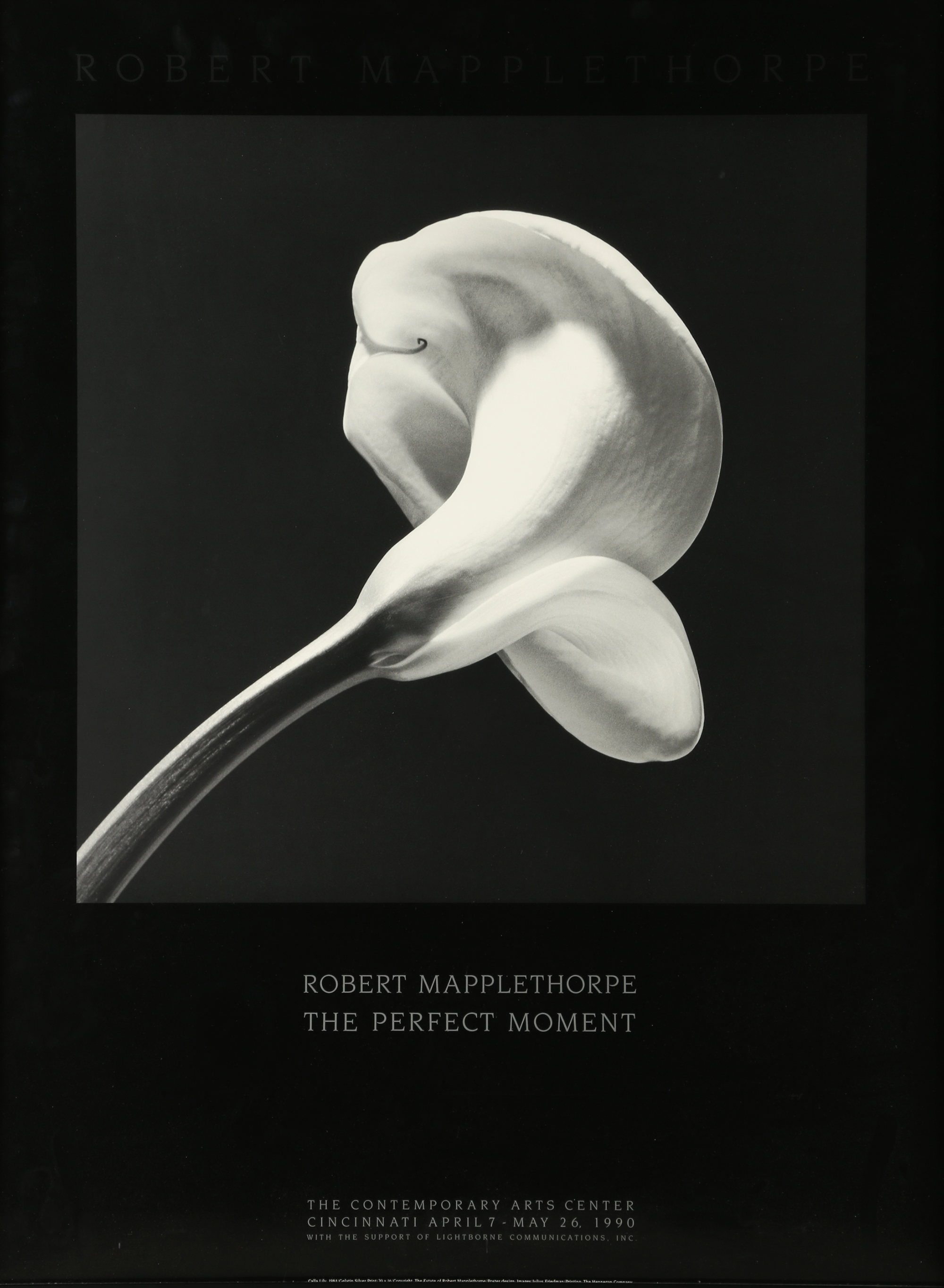 Robert Mapplethorpe Exhibition Poster