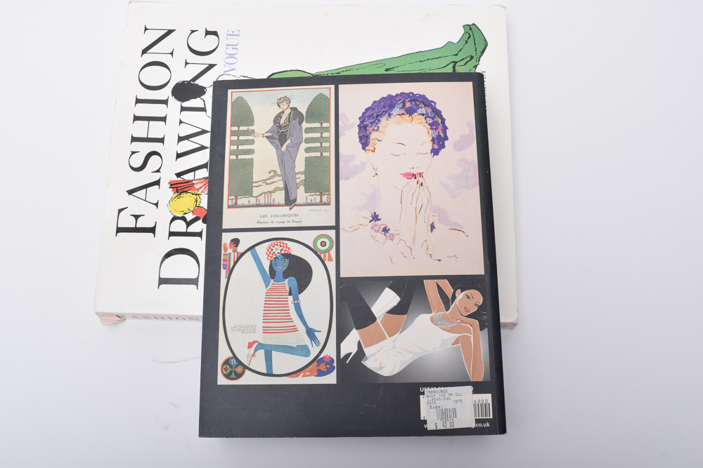 "100 Years of Fashion Illustration" and "Fashion Drawing in Vogue" Books