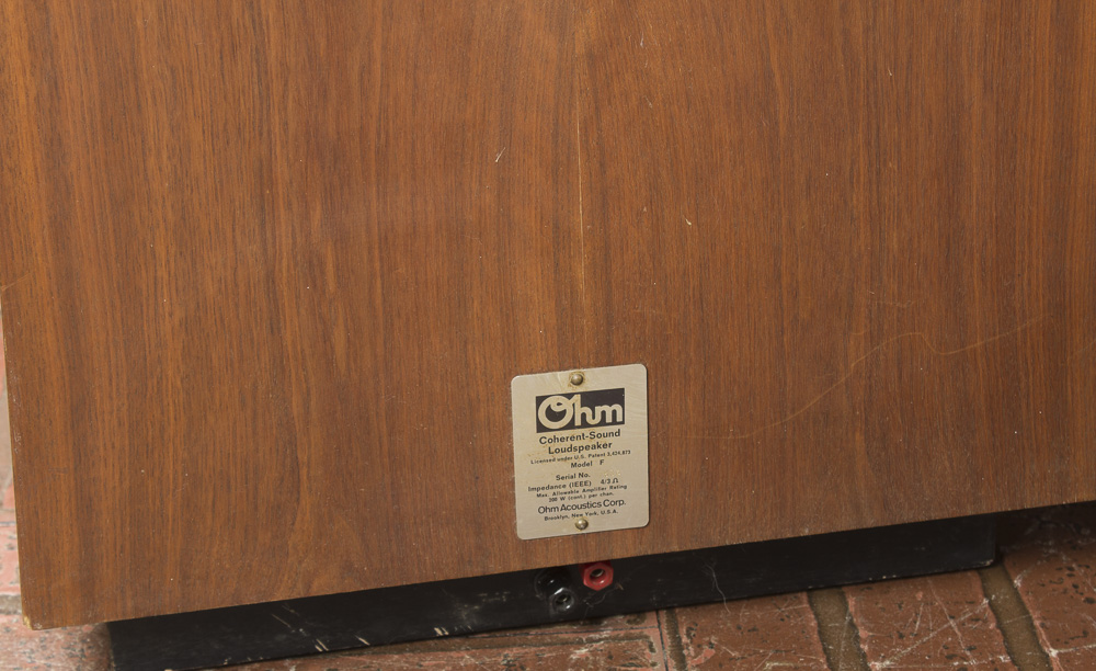 Ohm Acoustics F Coherent-Sound Speakers, Designed by Lincoln Walsh