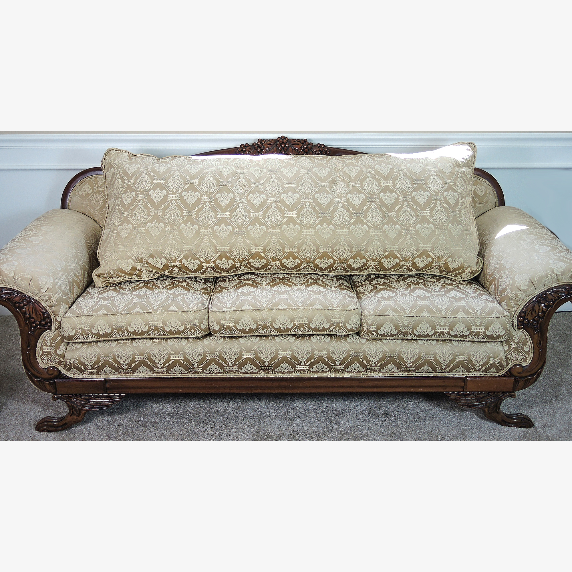 Duncan Phyfe Style Antique Sofa