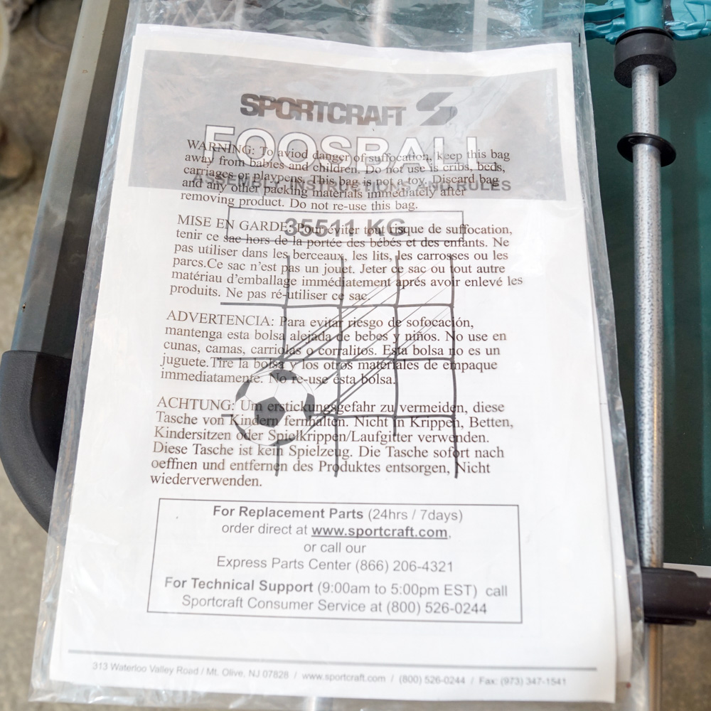 Star Wars Sportcraft Foosball Table