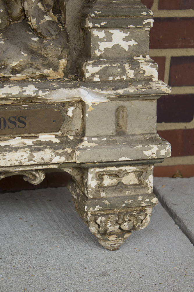 Plaster Wall Hanging of The 12th Station of the Cross