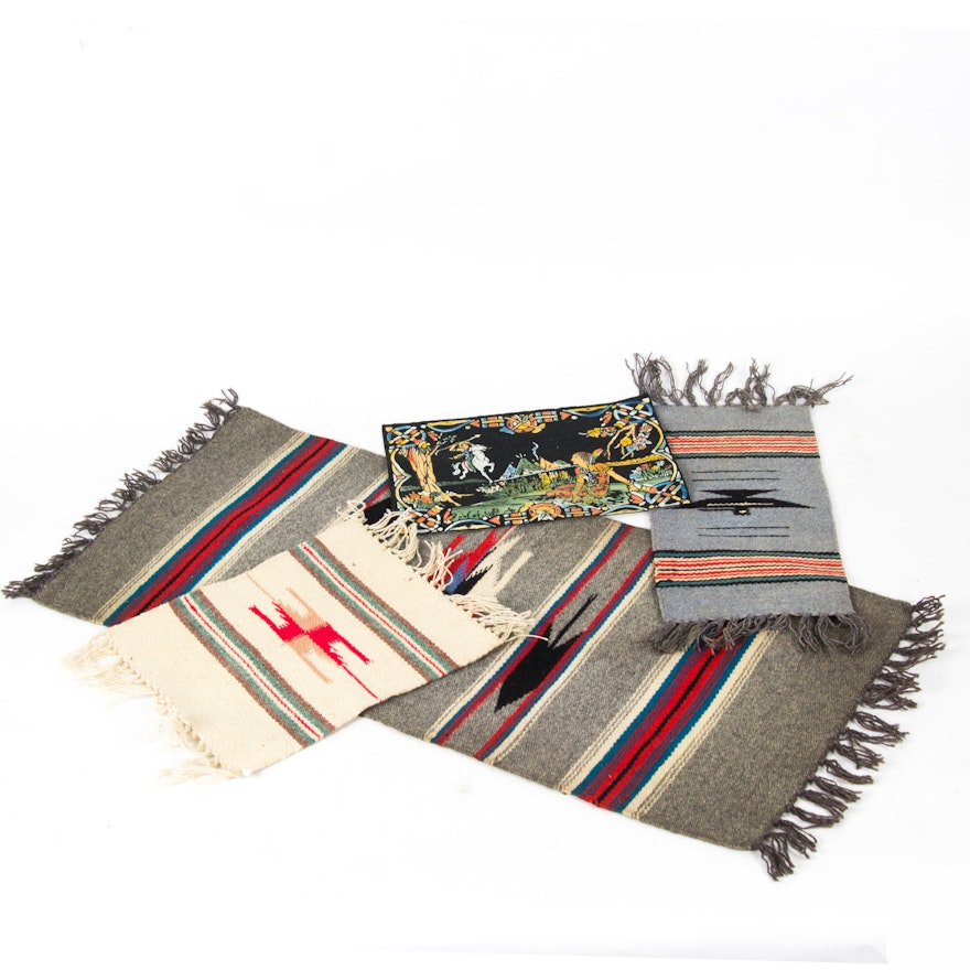 Assortment of Southwestern Themed Textiles