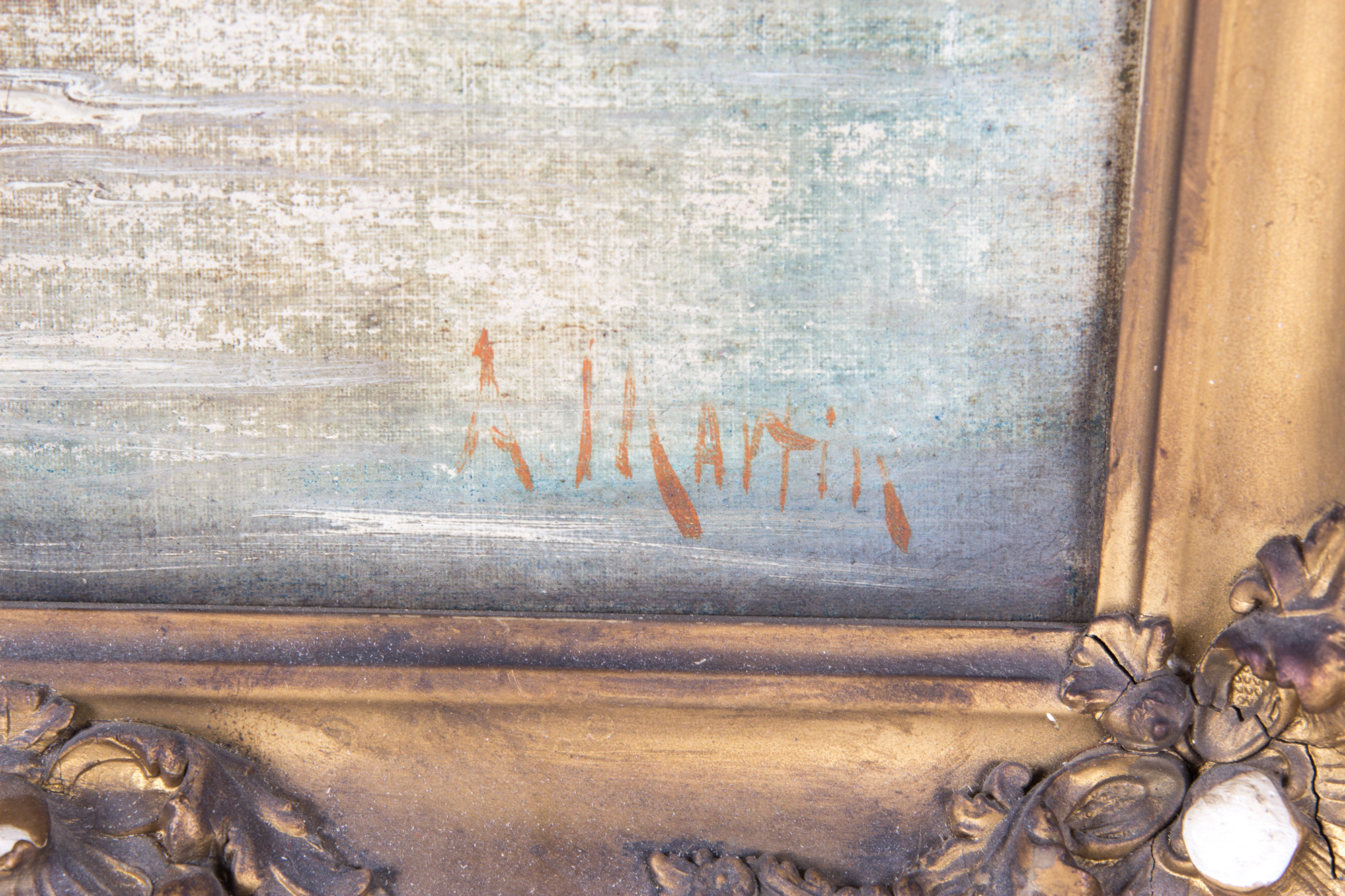 A. Martin Oil Painting on Canvas