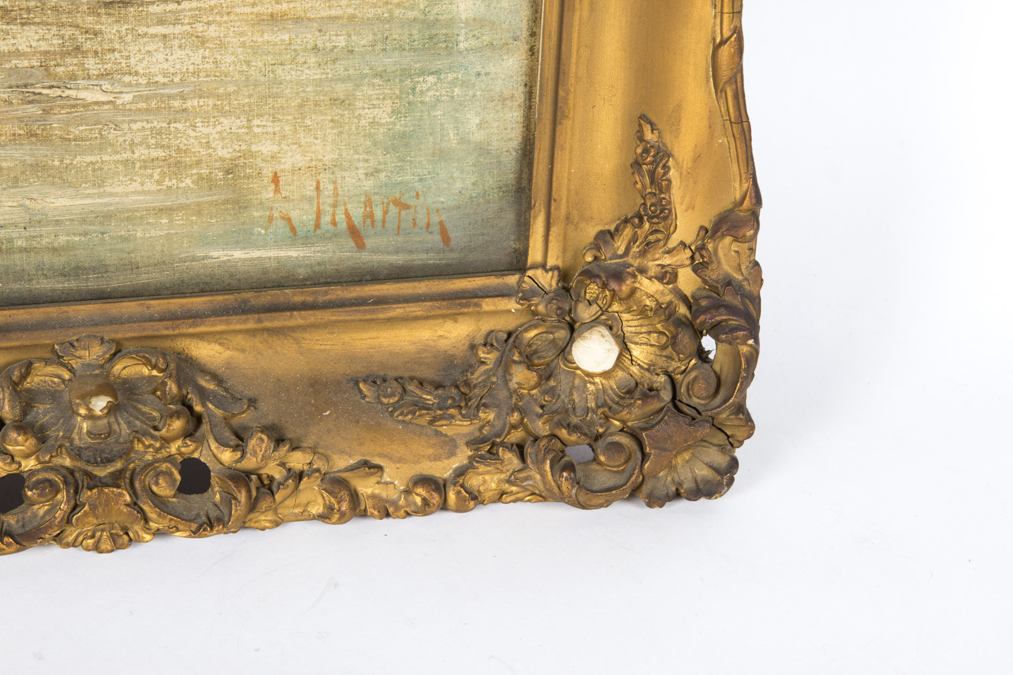 A. Martin Oil Painting on Canvas