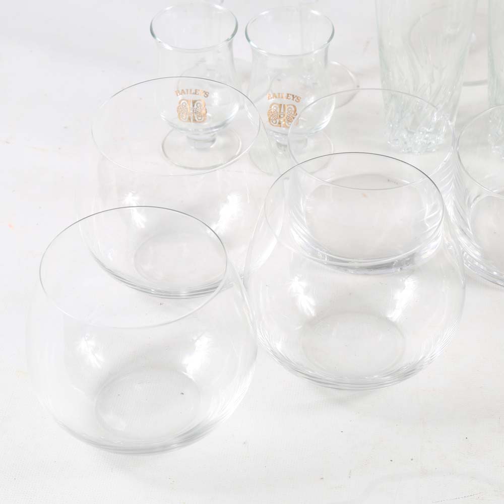 Assorted Glassware Featuring Riedel