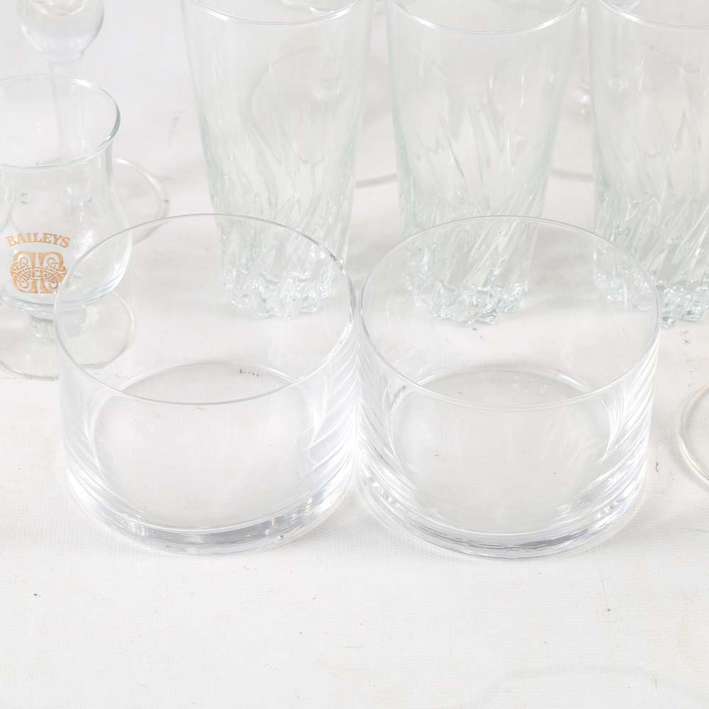 Assorted Glassware Featuring Riedel