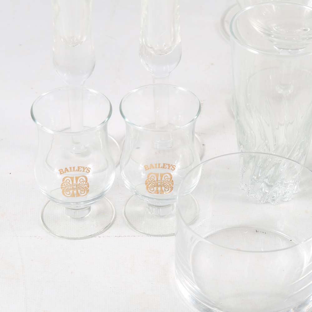 Assorted Glassware Featuring Riedel