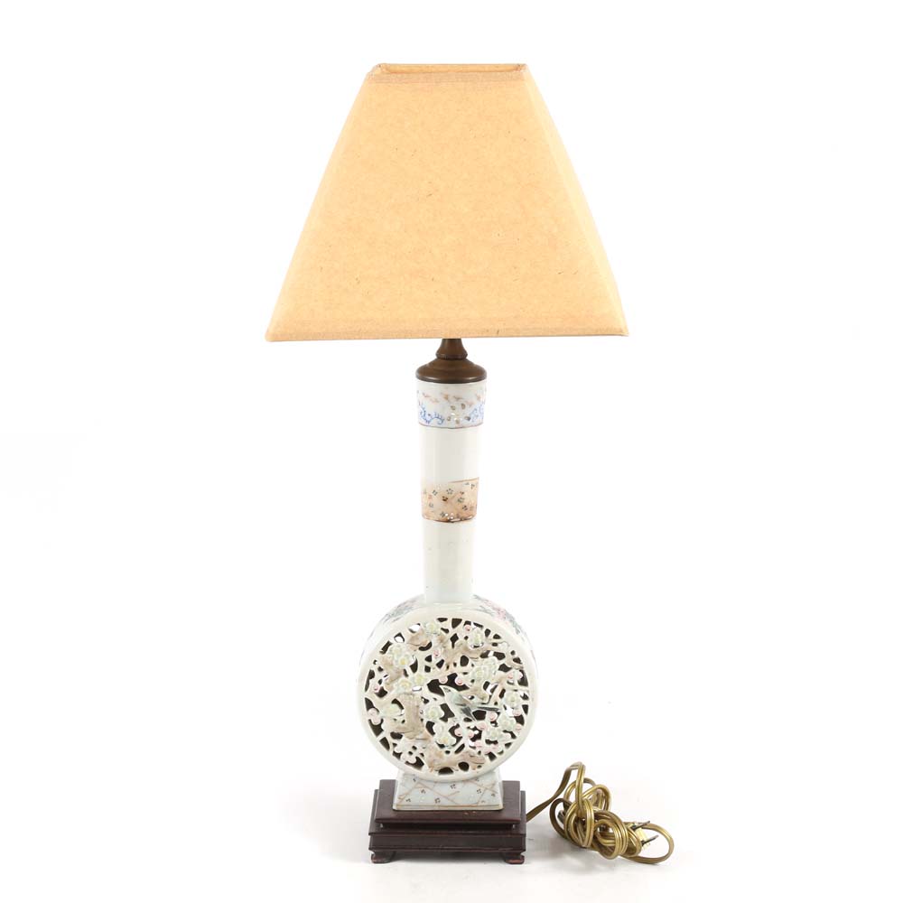 Chinese Porcelain Table Lamp