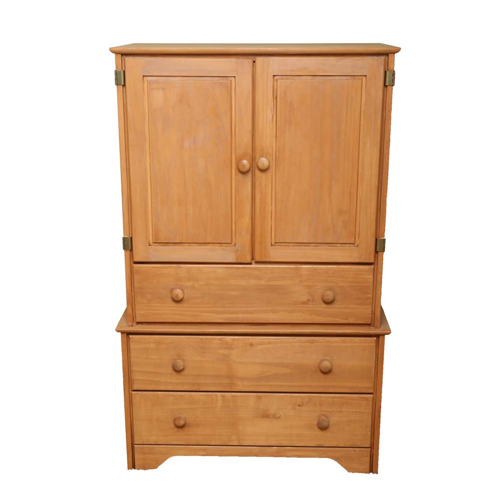 Pine Linen Cabinet
