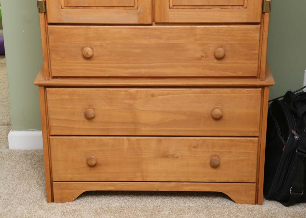 Pine Linen Cabinet