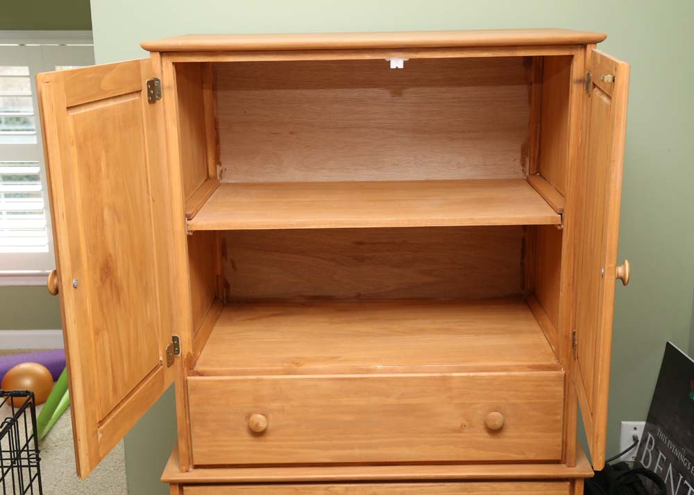 Pine Linen Cabinet