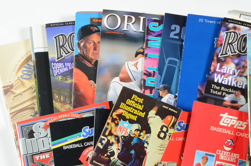 Large Collection of "Sports Illustrated" and Baseball Programs