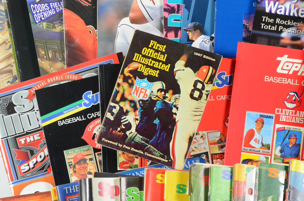 Large Collection of "Sports Illustrated" and Baseball Programs