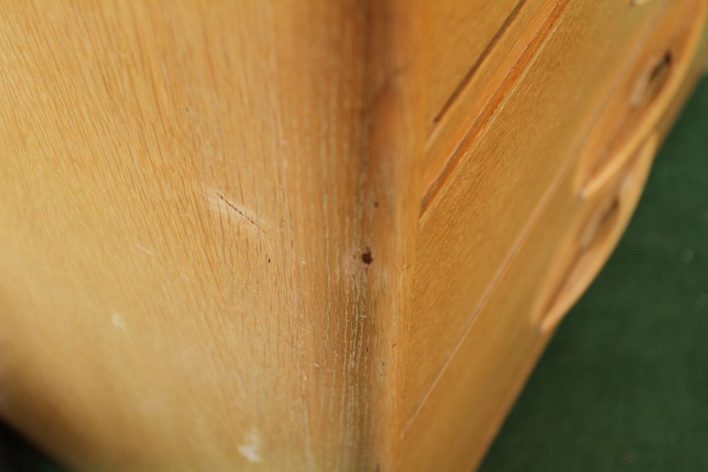 Mid-Century Limed Oak Chest of Drawers by Harmony House