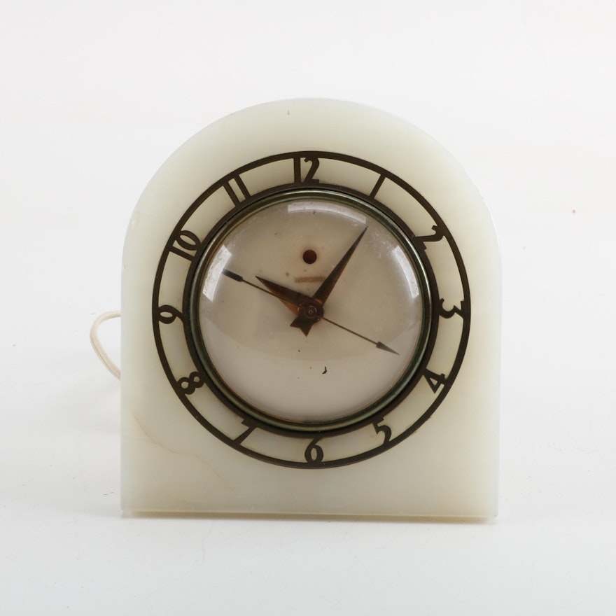 Vintage Telechron Art Deco Shelf Clock