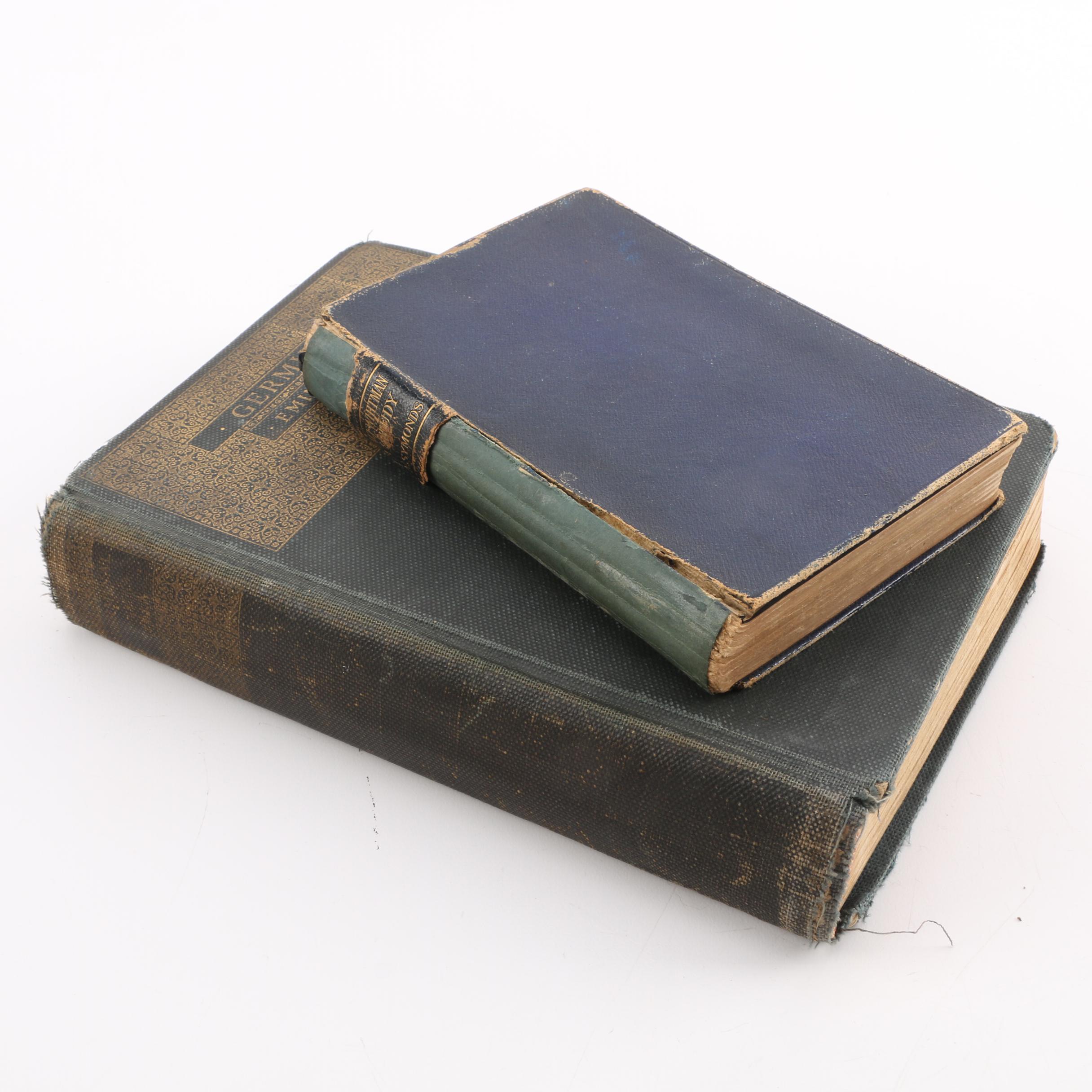 Two Vintage Books, including the Works of Walt Whitman and Emile Zola