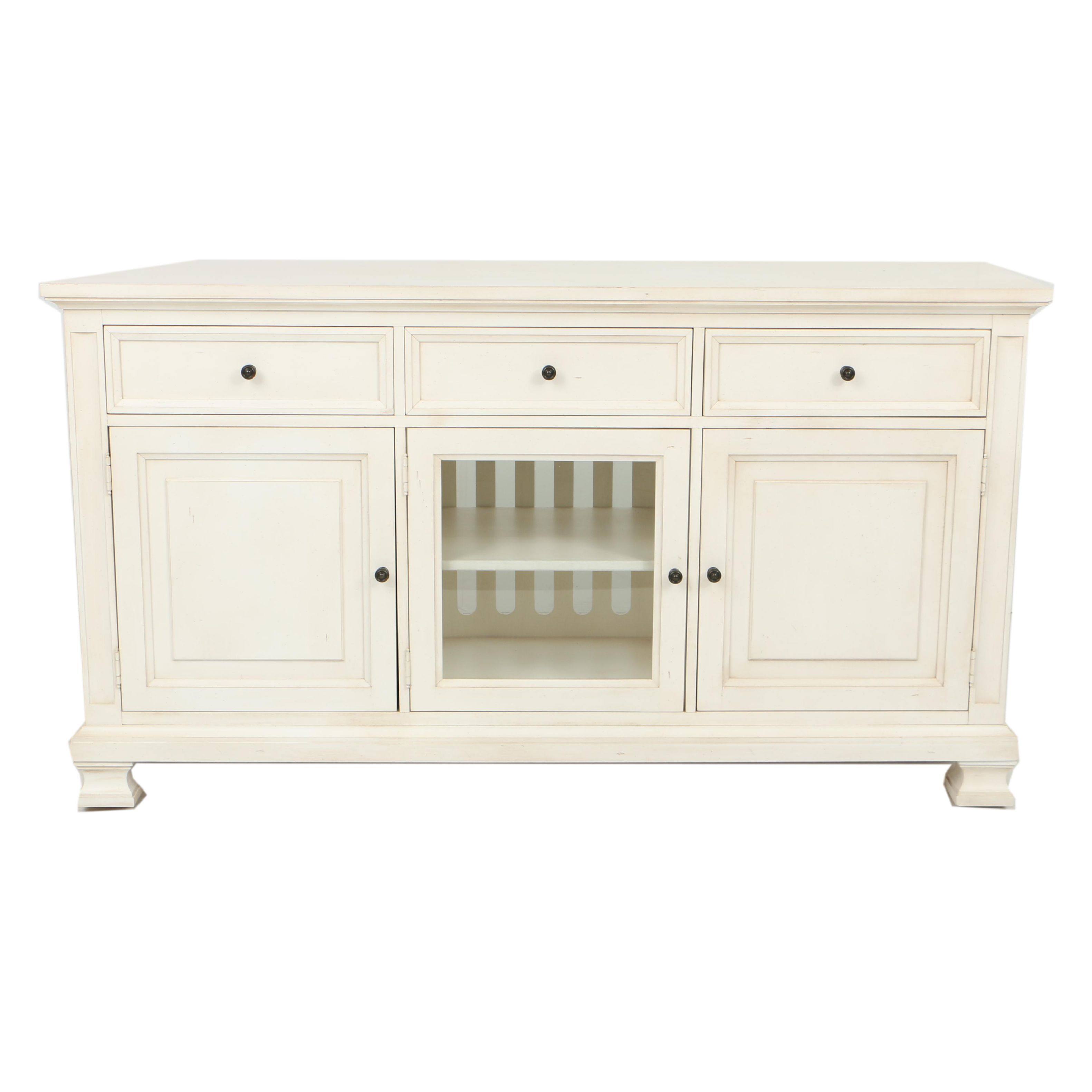 Ethan Allen "Alex" Media Buffet with Glass Door