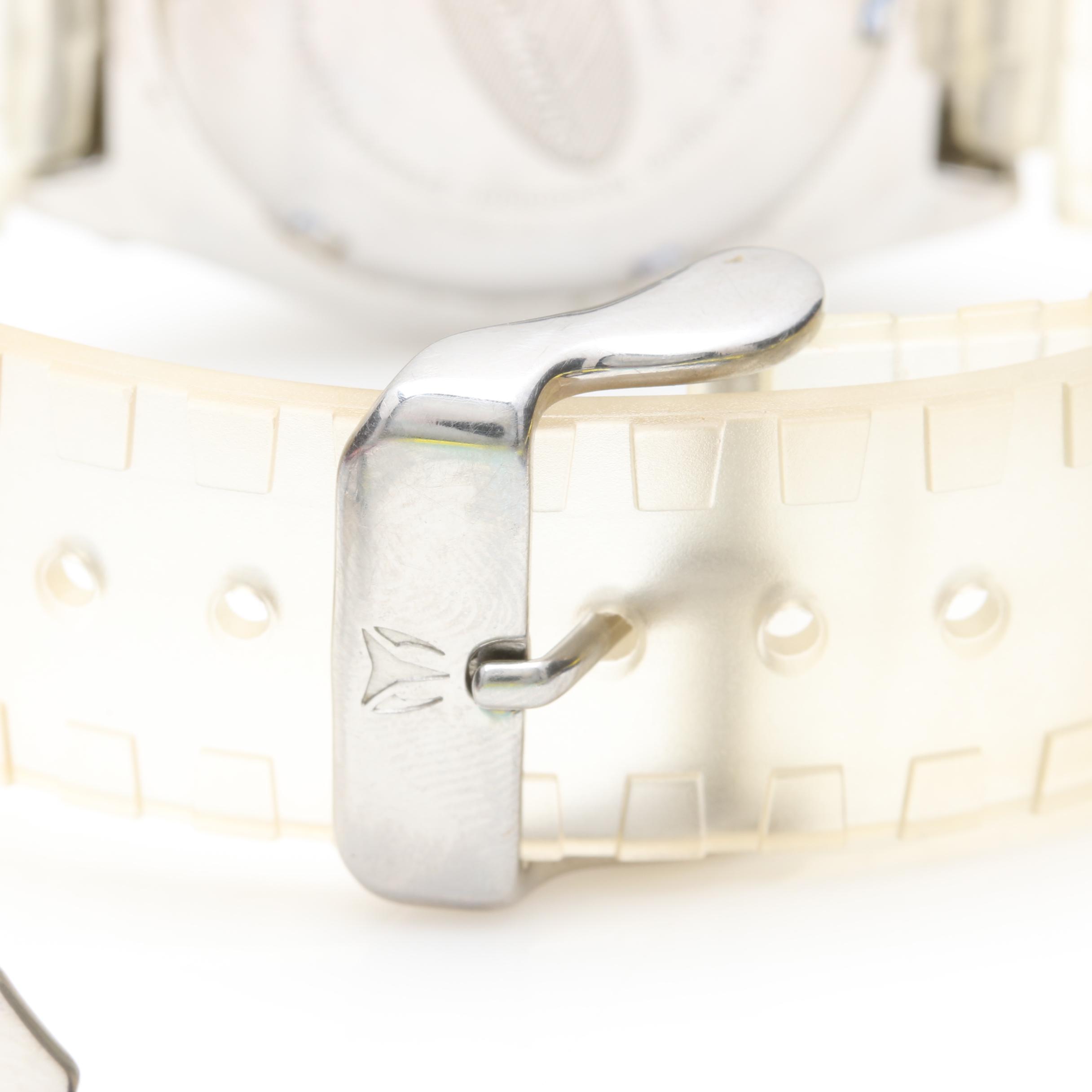 TechnoMarine Stainless Steel 1.12 CTW Diamond Watch with Extra Accessories