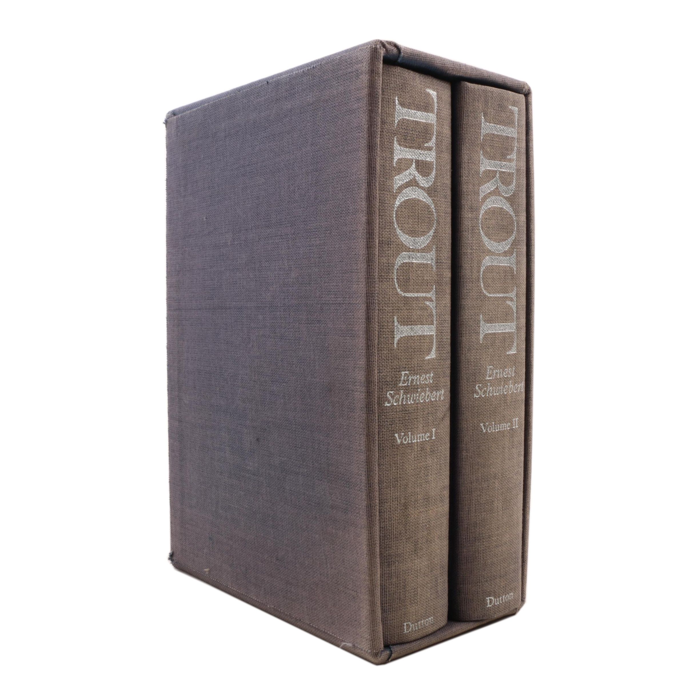 Two-Volume Signed Limited First Edition "Trout" by Ernest Schwiebert