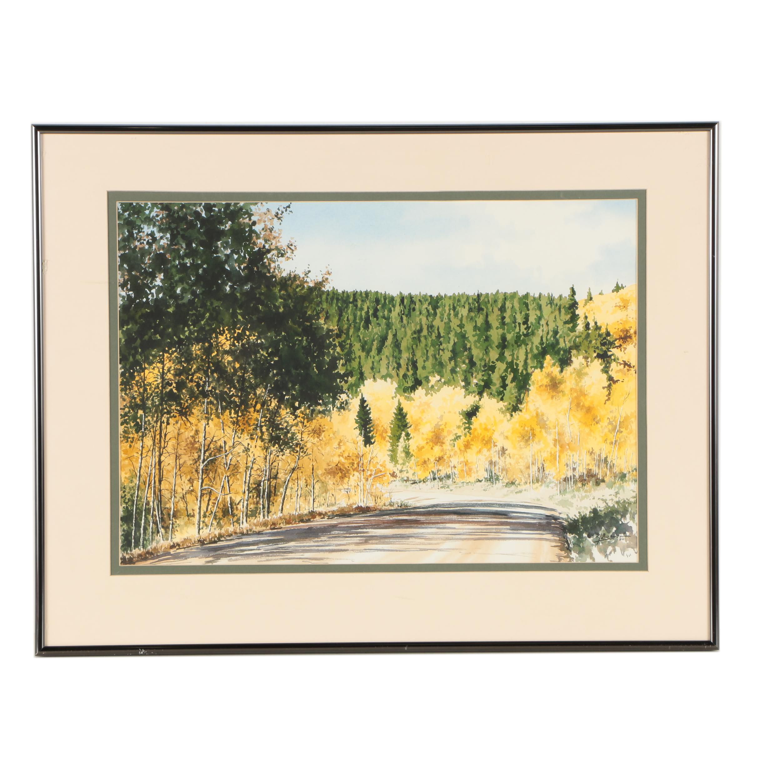 Richard B. Leinbach Watercolor Painting