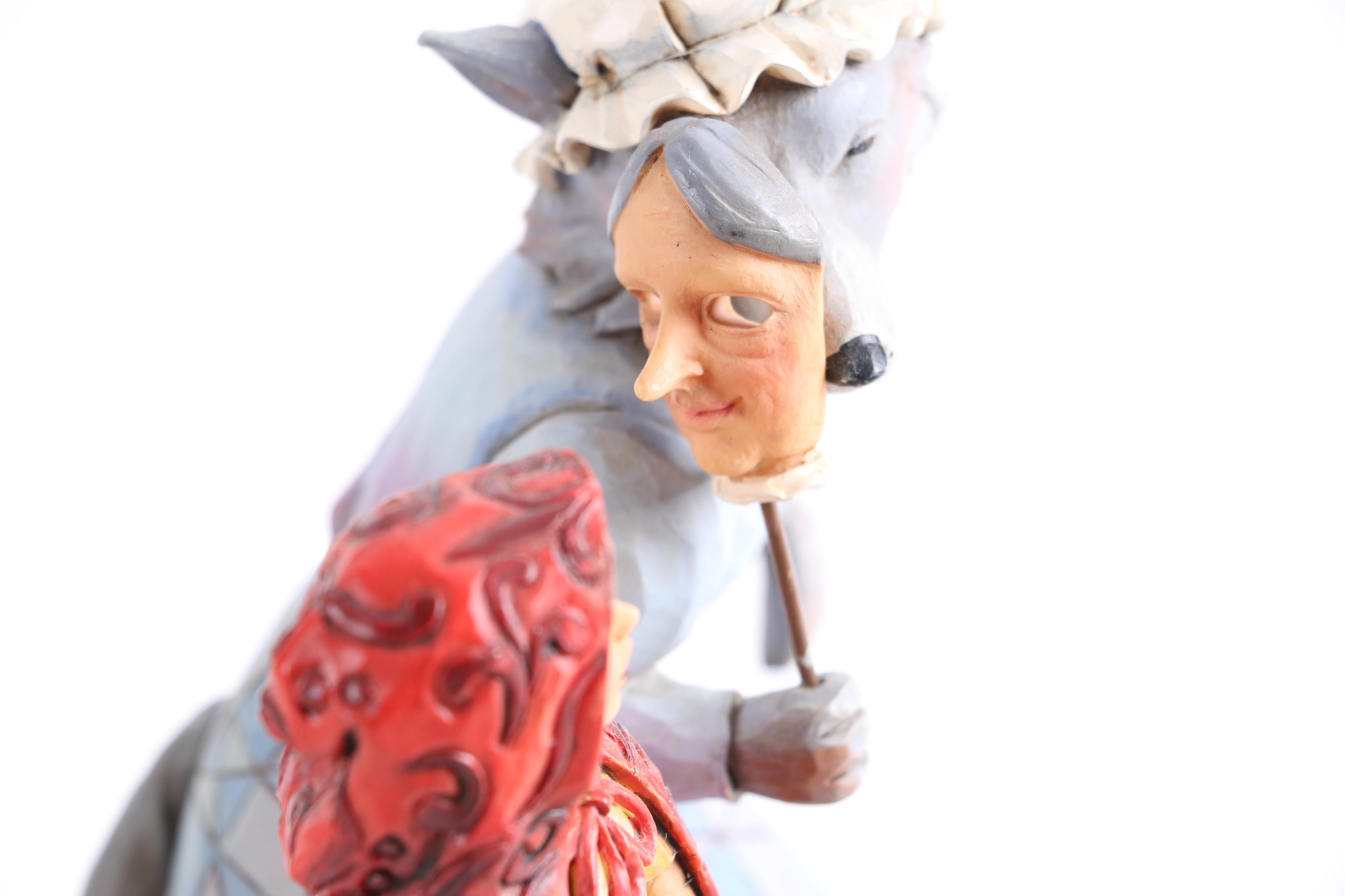 Jim Shore "Shorelights" and "Wolf in Grandma's Clothing Figurines