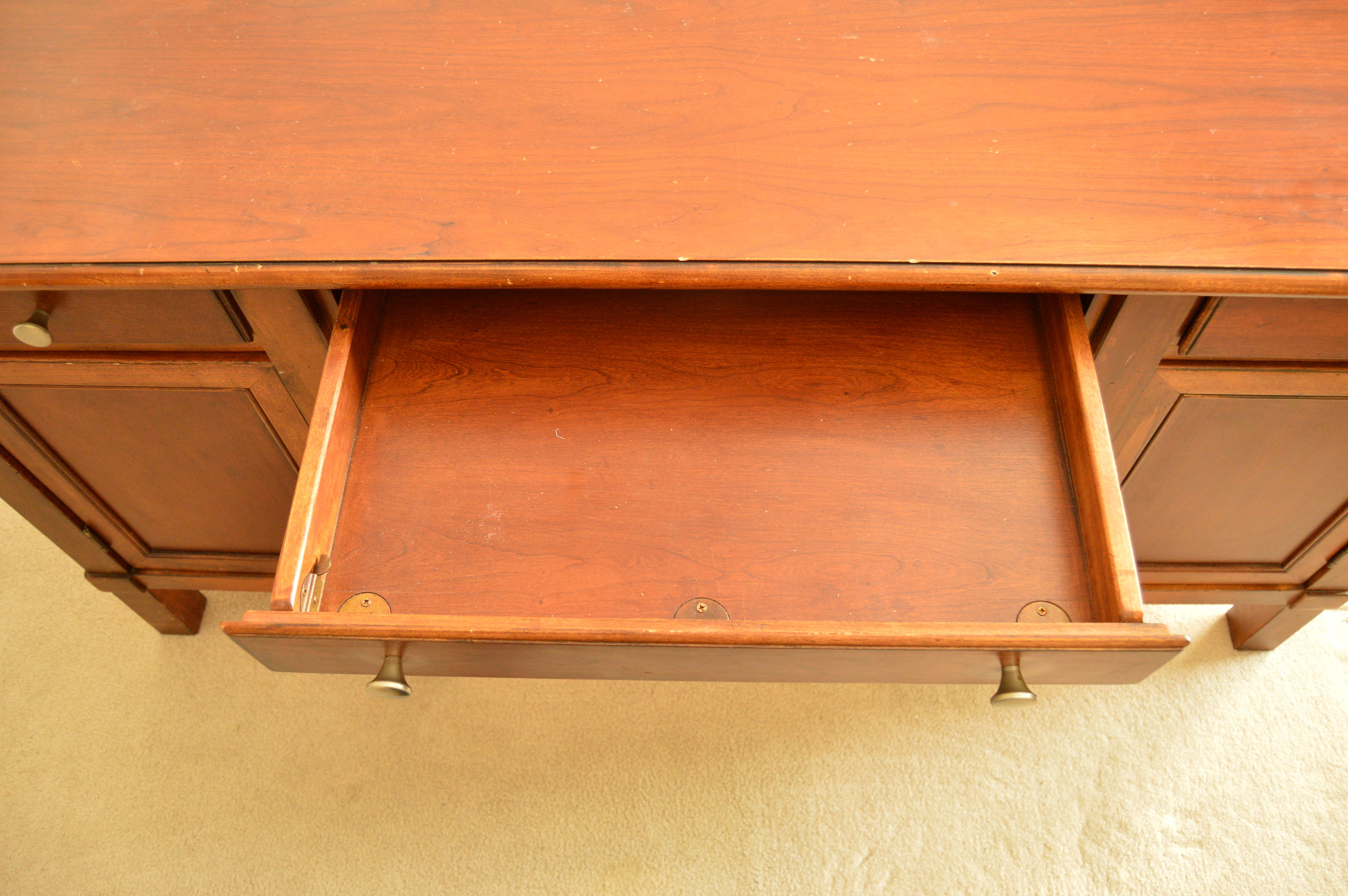 Drexel Heritage Executive Style Desk with Leather Office Chair