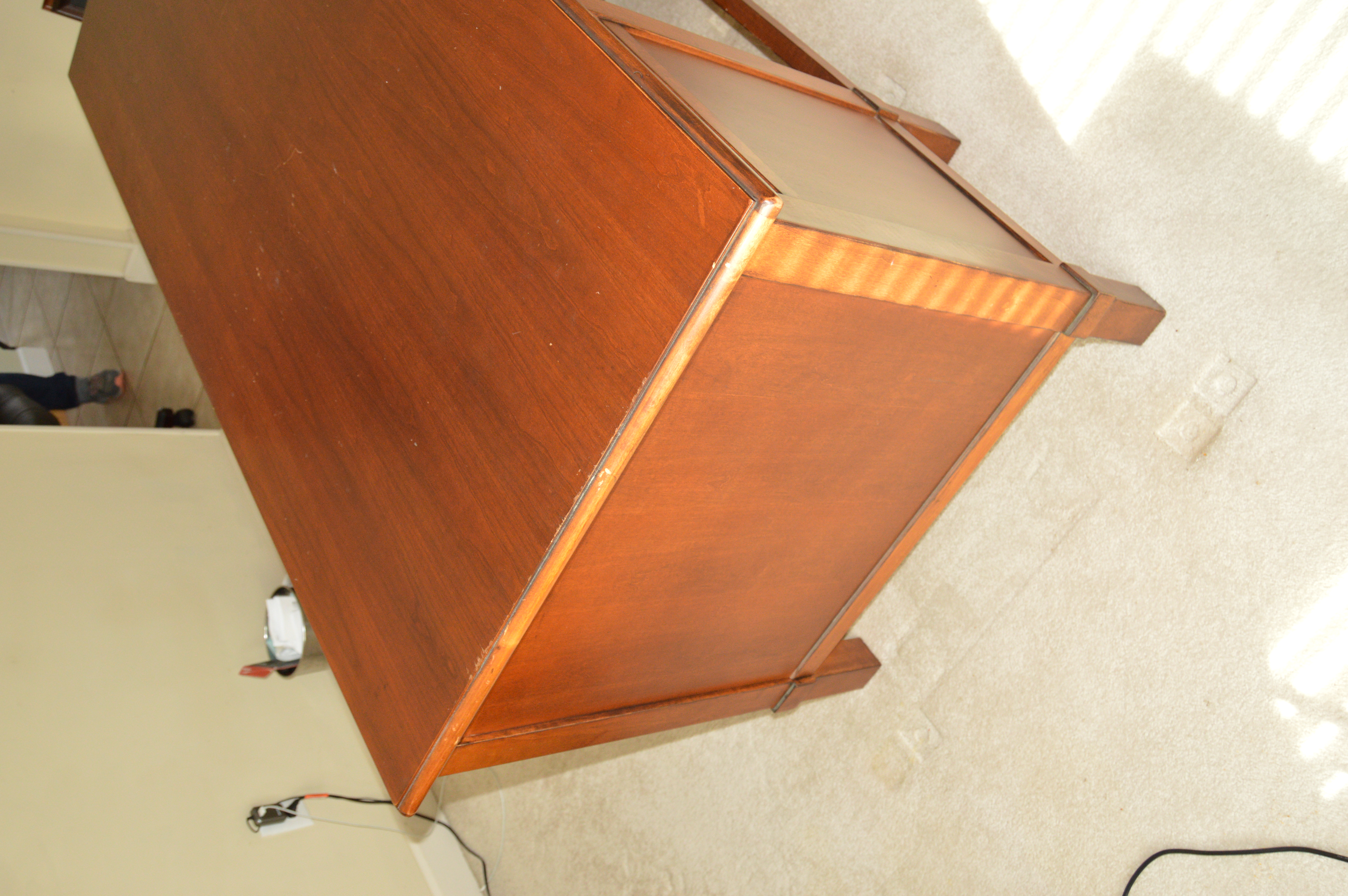 Drexel Heritage Executive Style Desk with Leather Office Chair