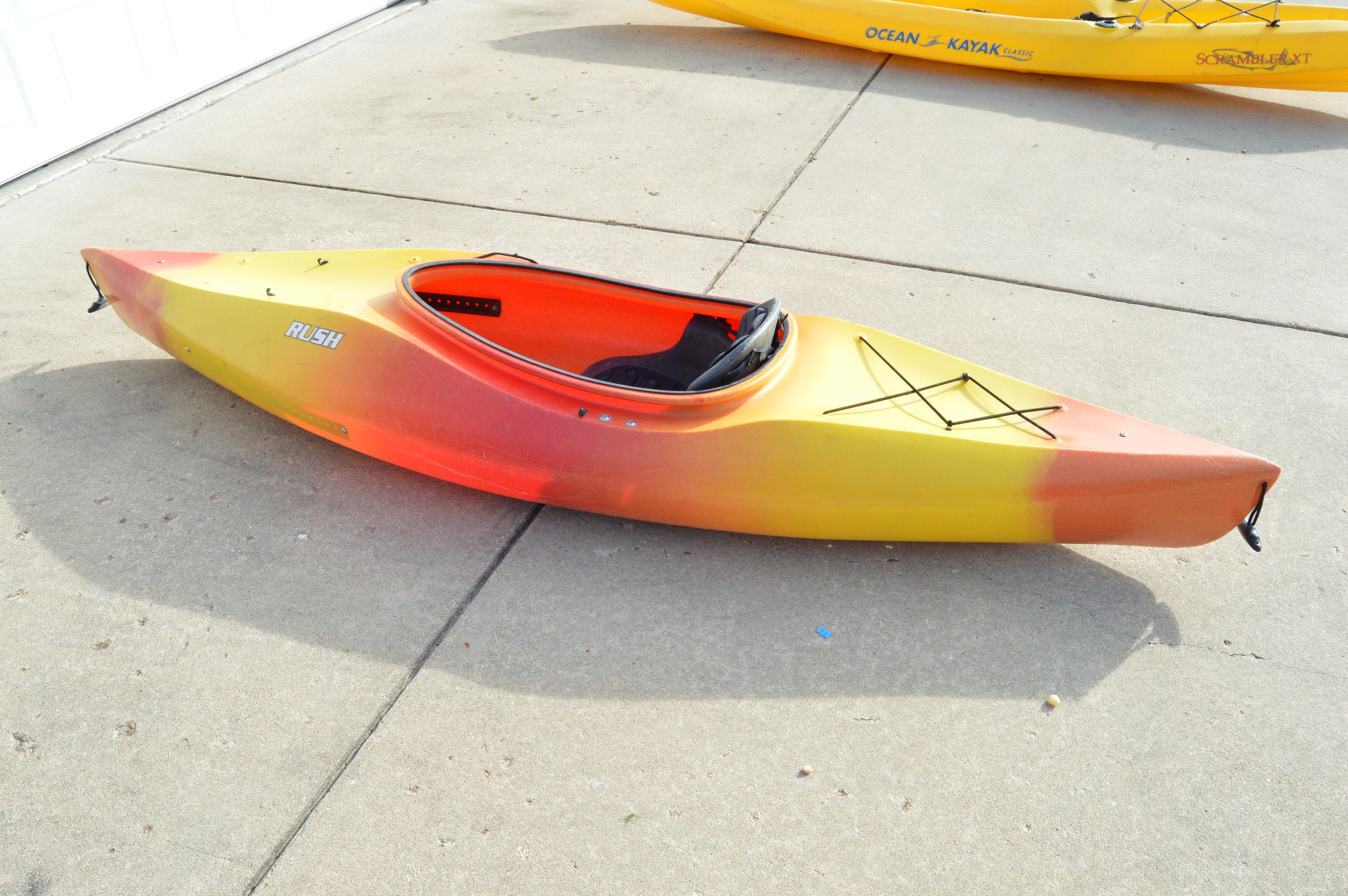 Ocean Kayak Classic "Scrambler XT" and Old Town "Guide" Kayaks