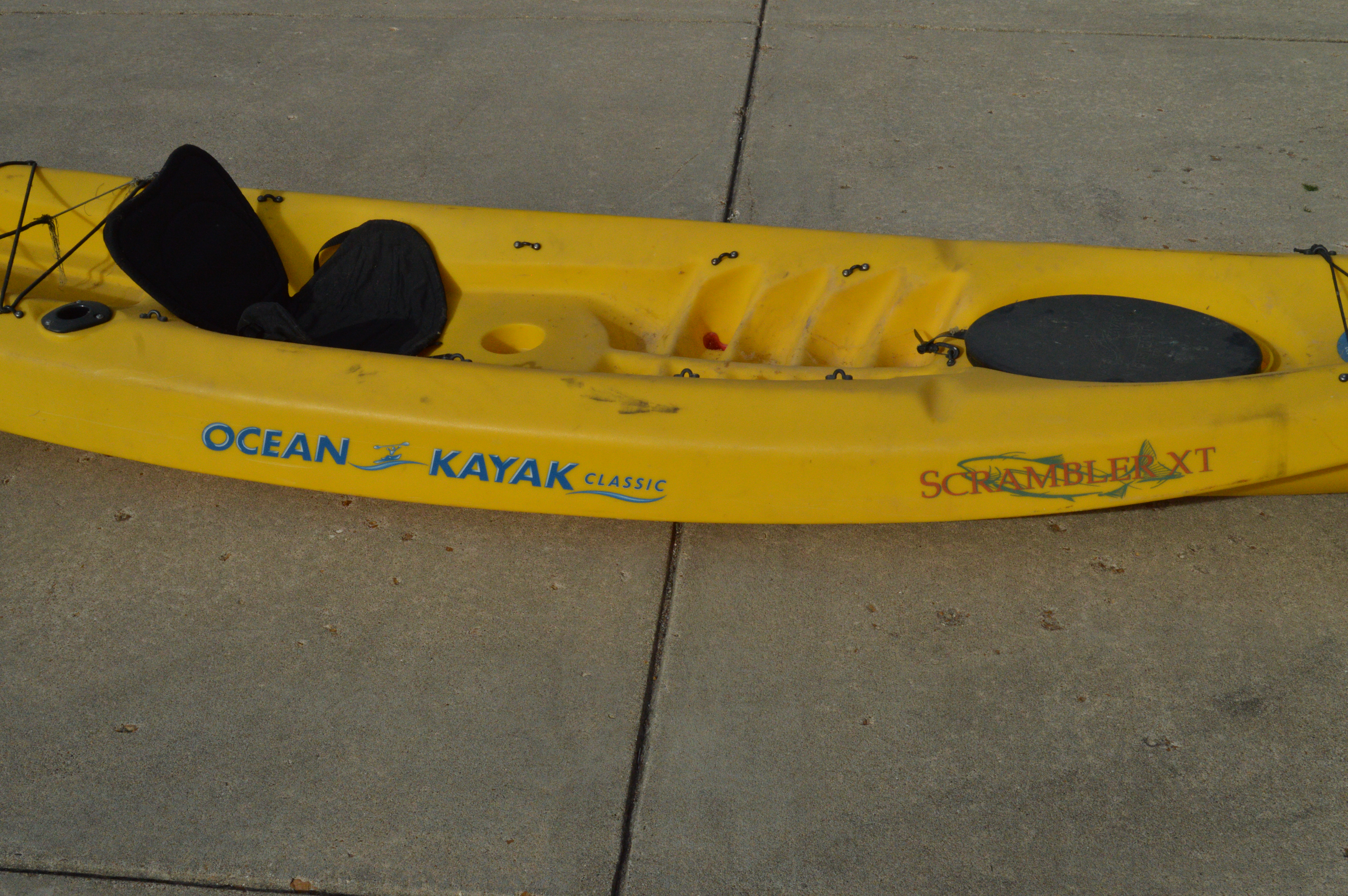 Ocean Kayak Classic "Scrambler XT" and Old Town "Guide" Kayaks